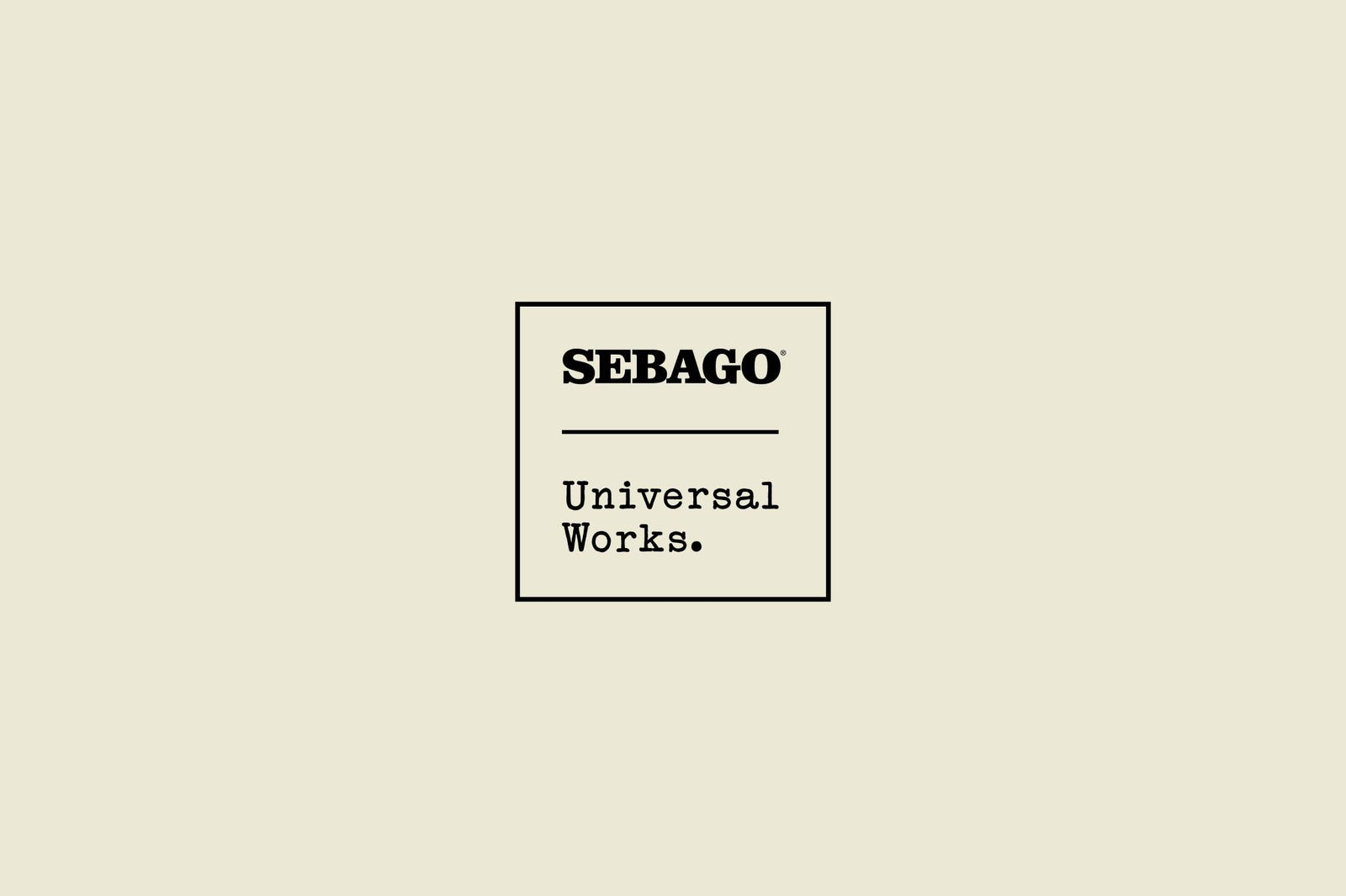 Universal Works x Sebago | AW20.