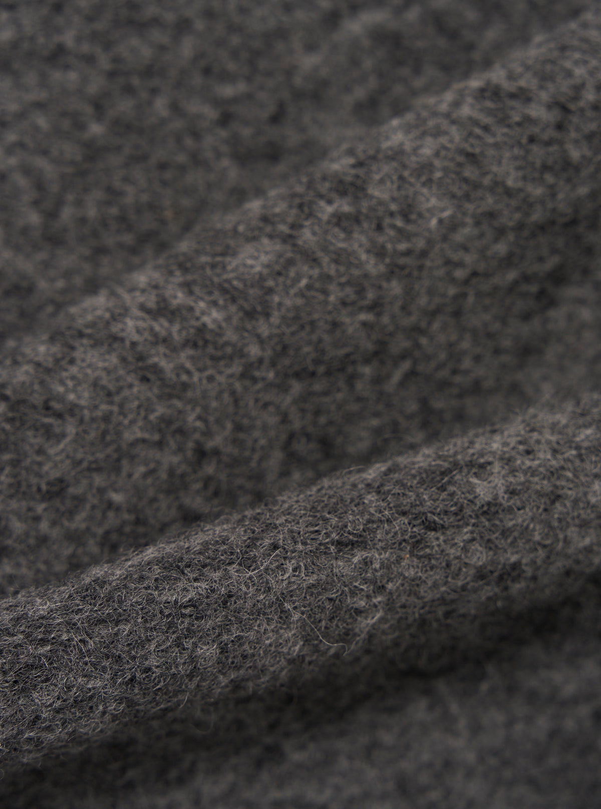 Grey Marl Wool Fleece Zip Waistcoat