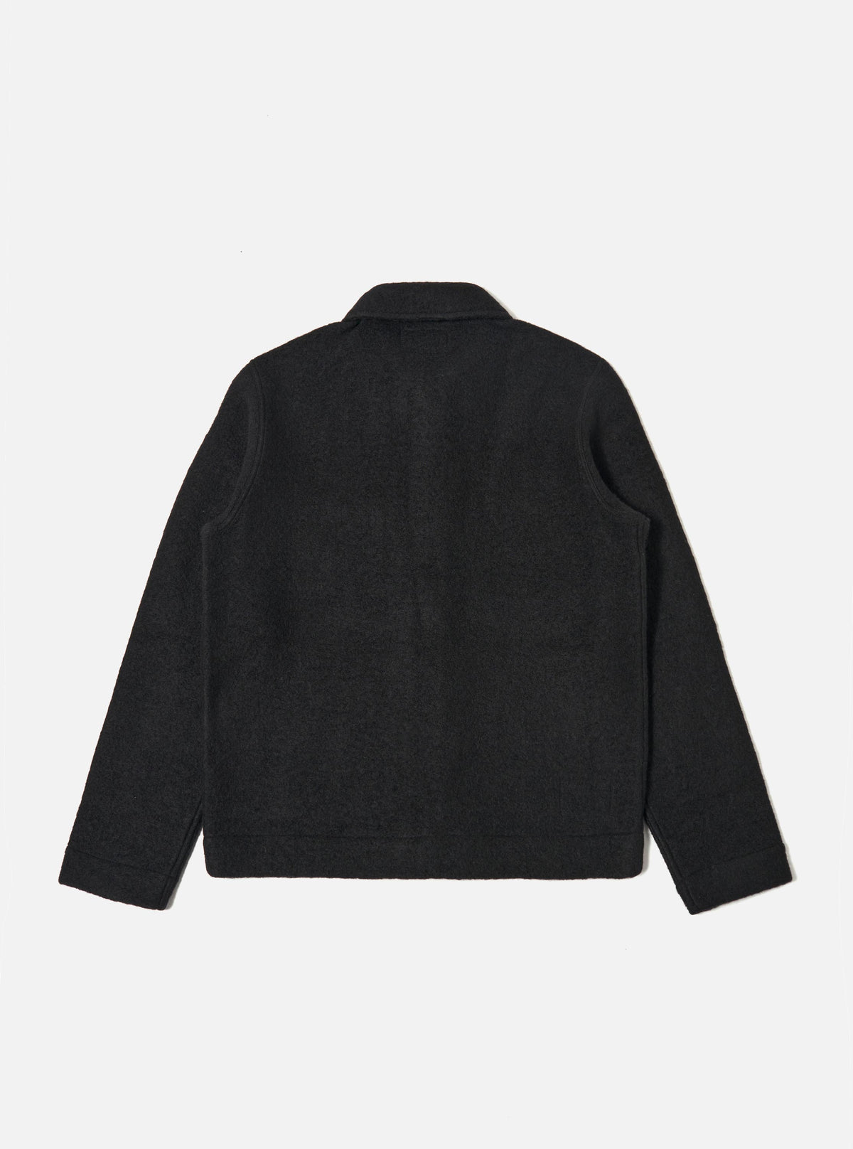 Black Wool Fleece Uniform Jacket