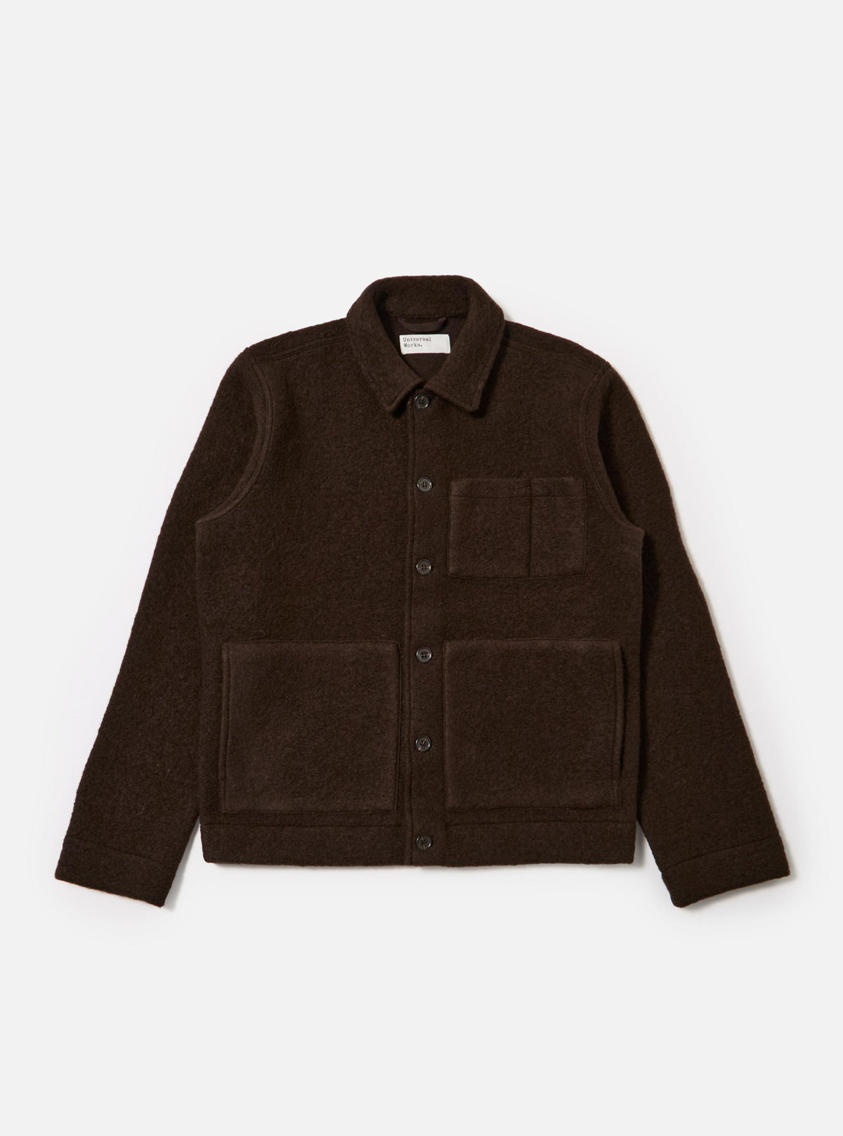 Brown Wool Fleece Uniform Jacket