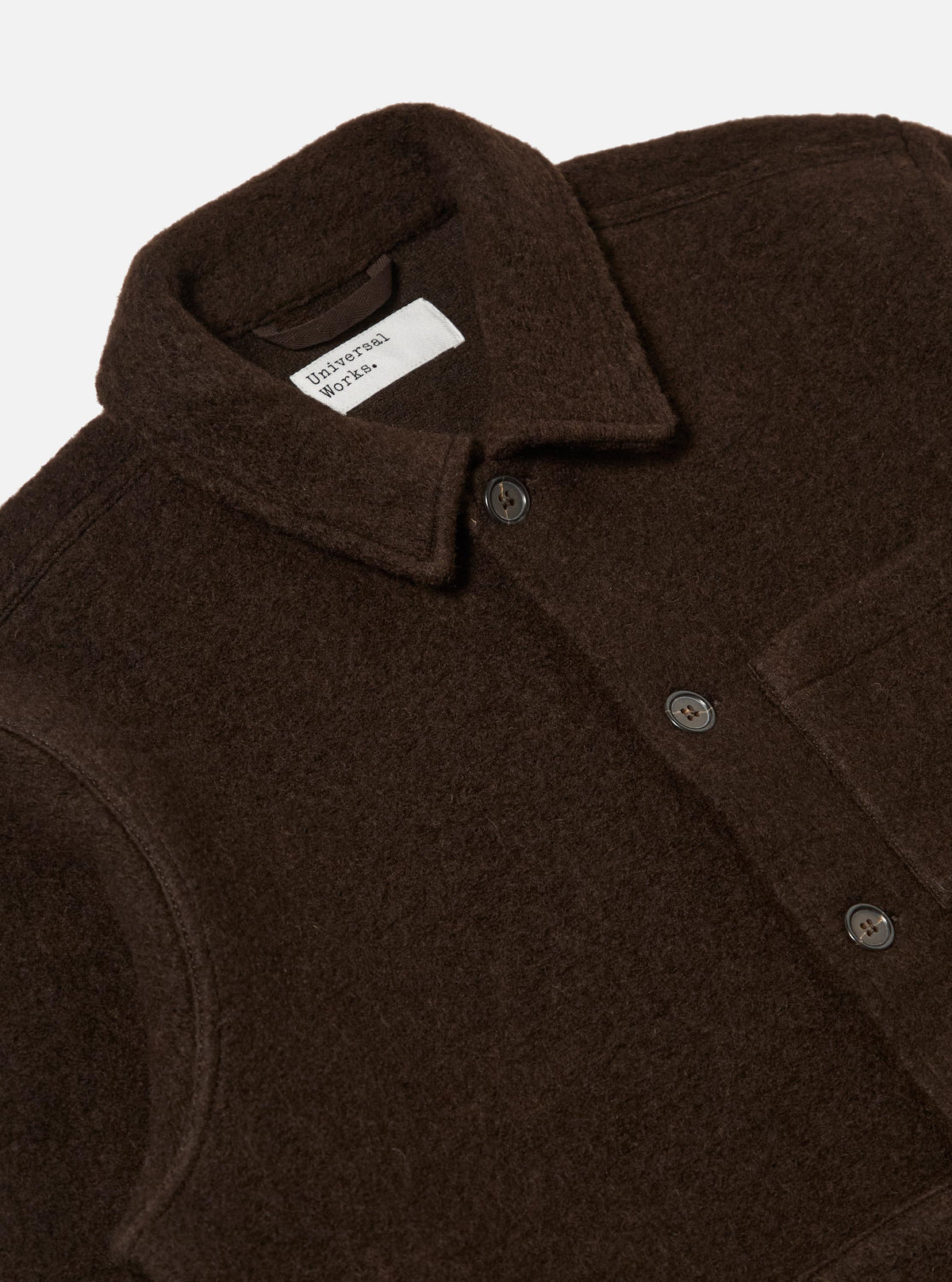 Brown Wool Fleece Uniform Jacket