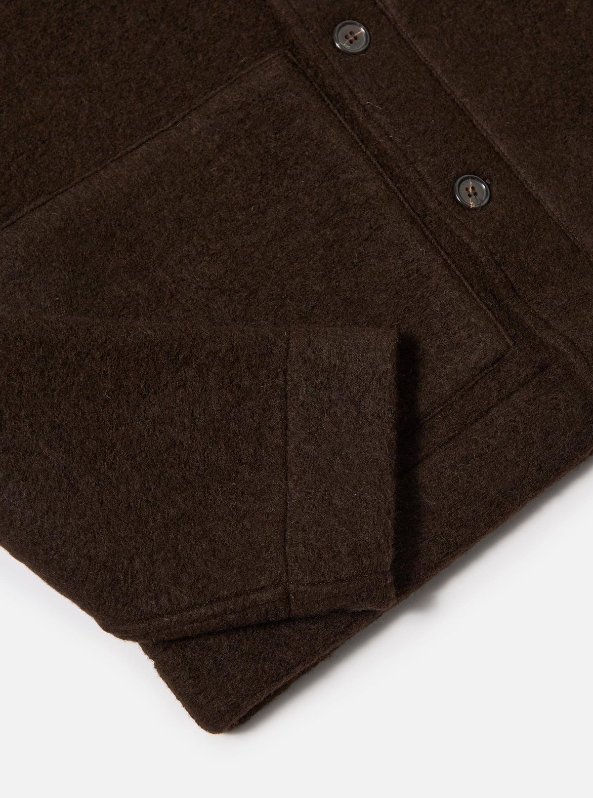 Brown Wool Fleece Uniform Jacket