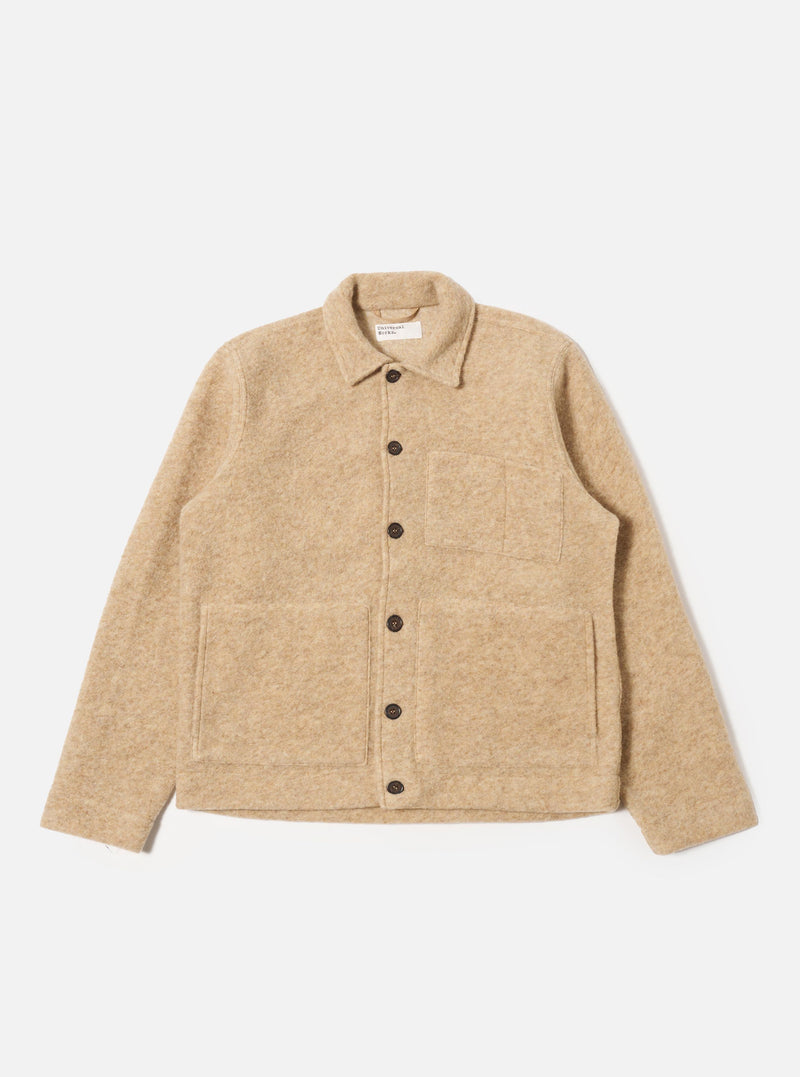 Fawn Wool Fleece Uniform Jacket