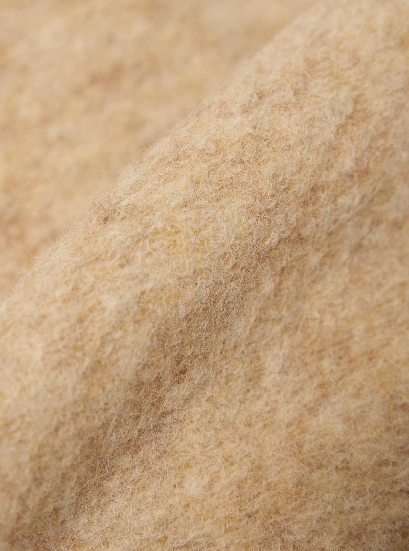 Fawn Wool Fleece Uniform Jacket