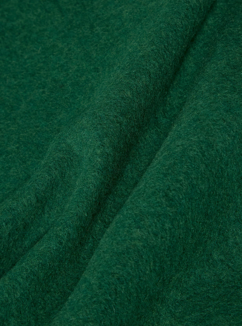 Green Wool Fleece Uniform Jacket