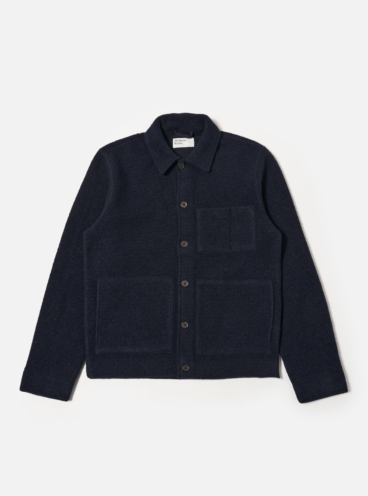 Navy Wool Fleece Uniform Jacket