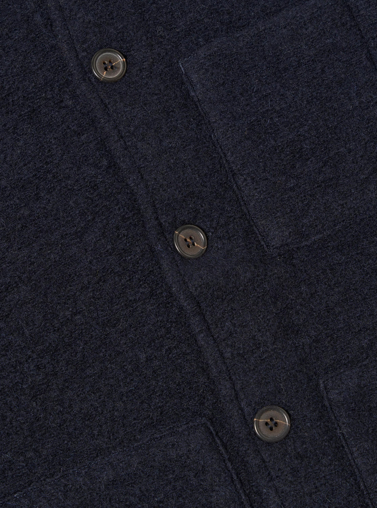 Navy Wool Fleece Uniform Jacket