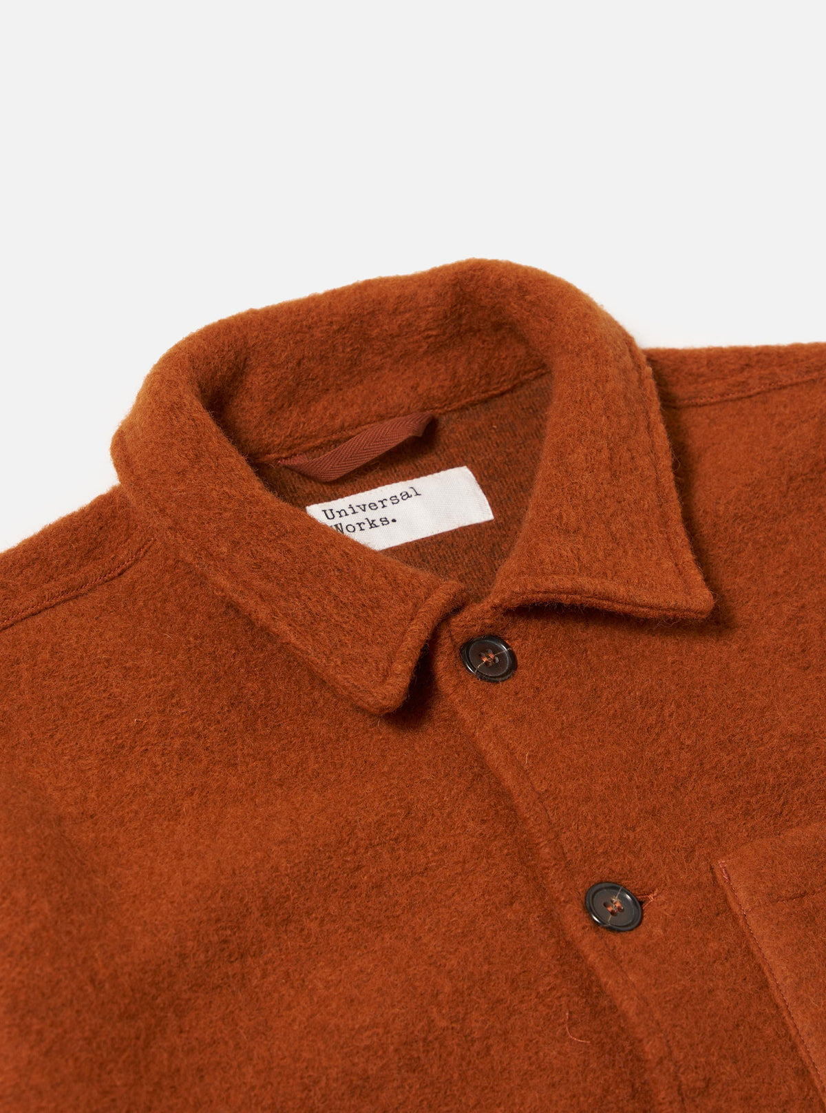 Rust Wool Fleece Uniform Jacket