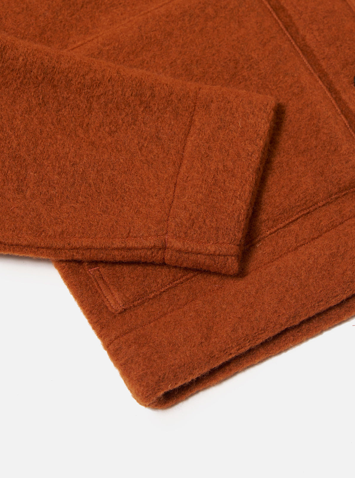Rust Wool Fleece Uniform Jacket