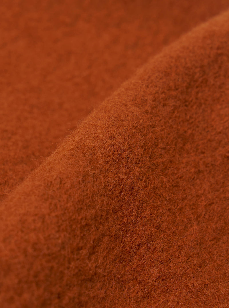 Rust Wool Fleece Uniform Jacket