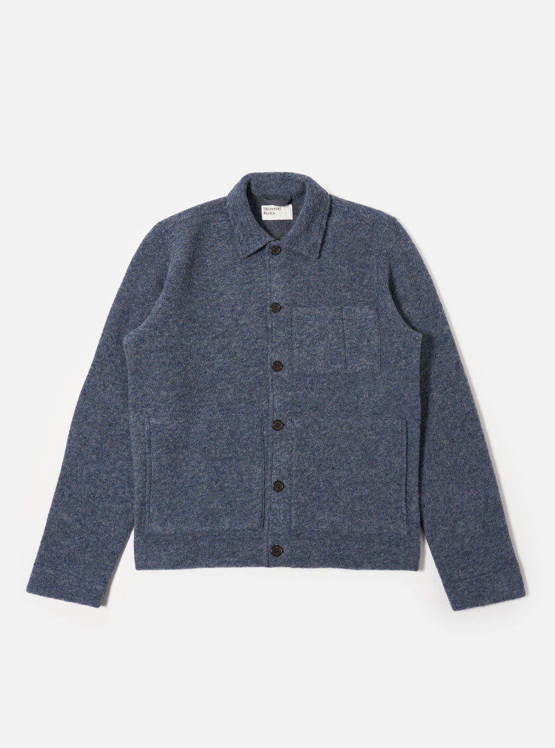 Slate Blue Wool Fleece Uniform Jacket