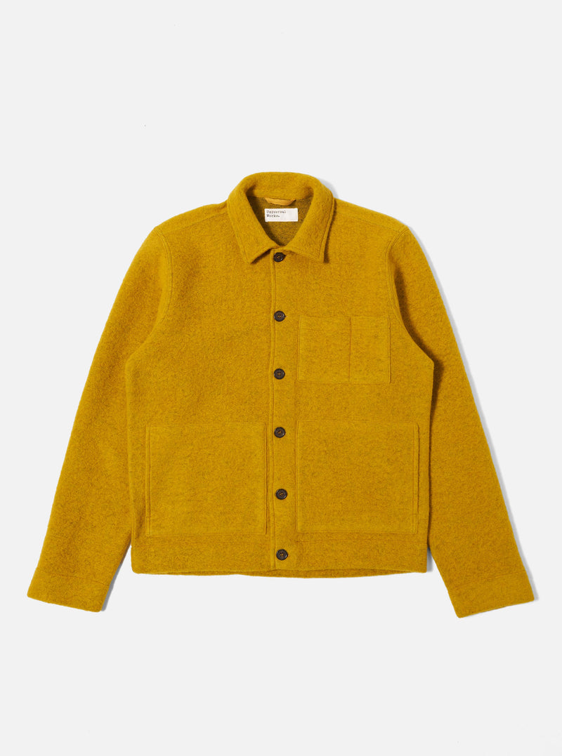 Yellow Wool Fleece Uniform Jacket