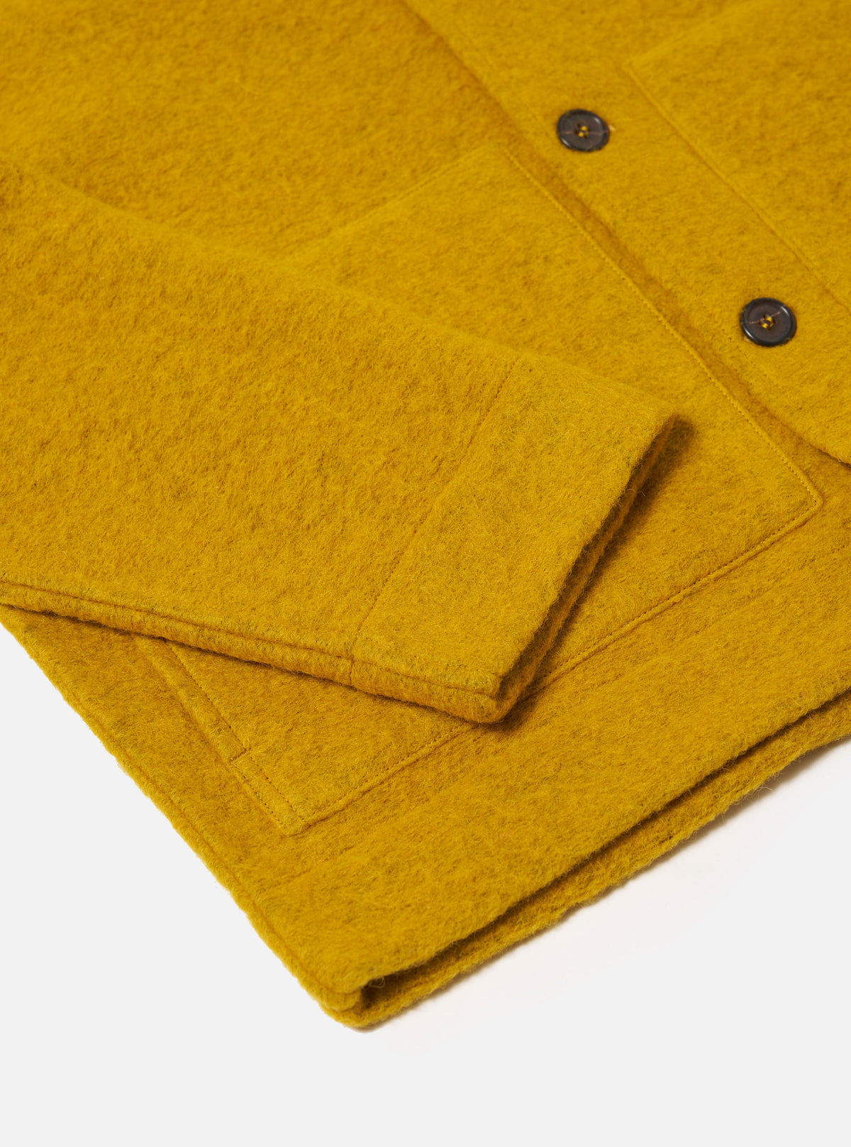 Yellow Wool Fleece Uniform Jacket