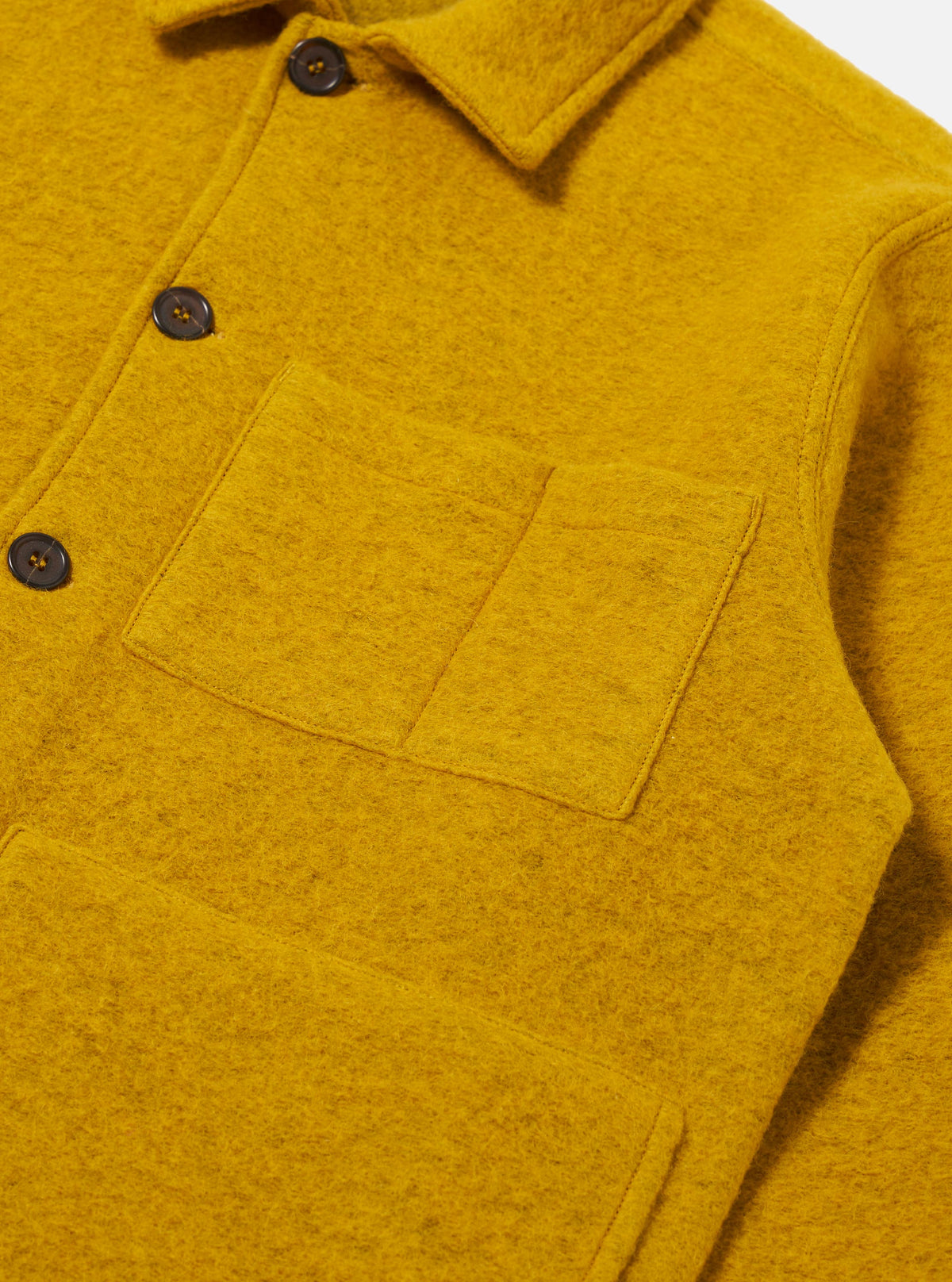 Yellow Wool Fleece Uniform Jacket