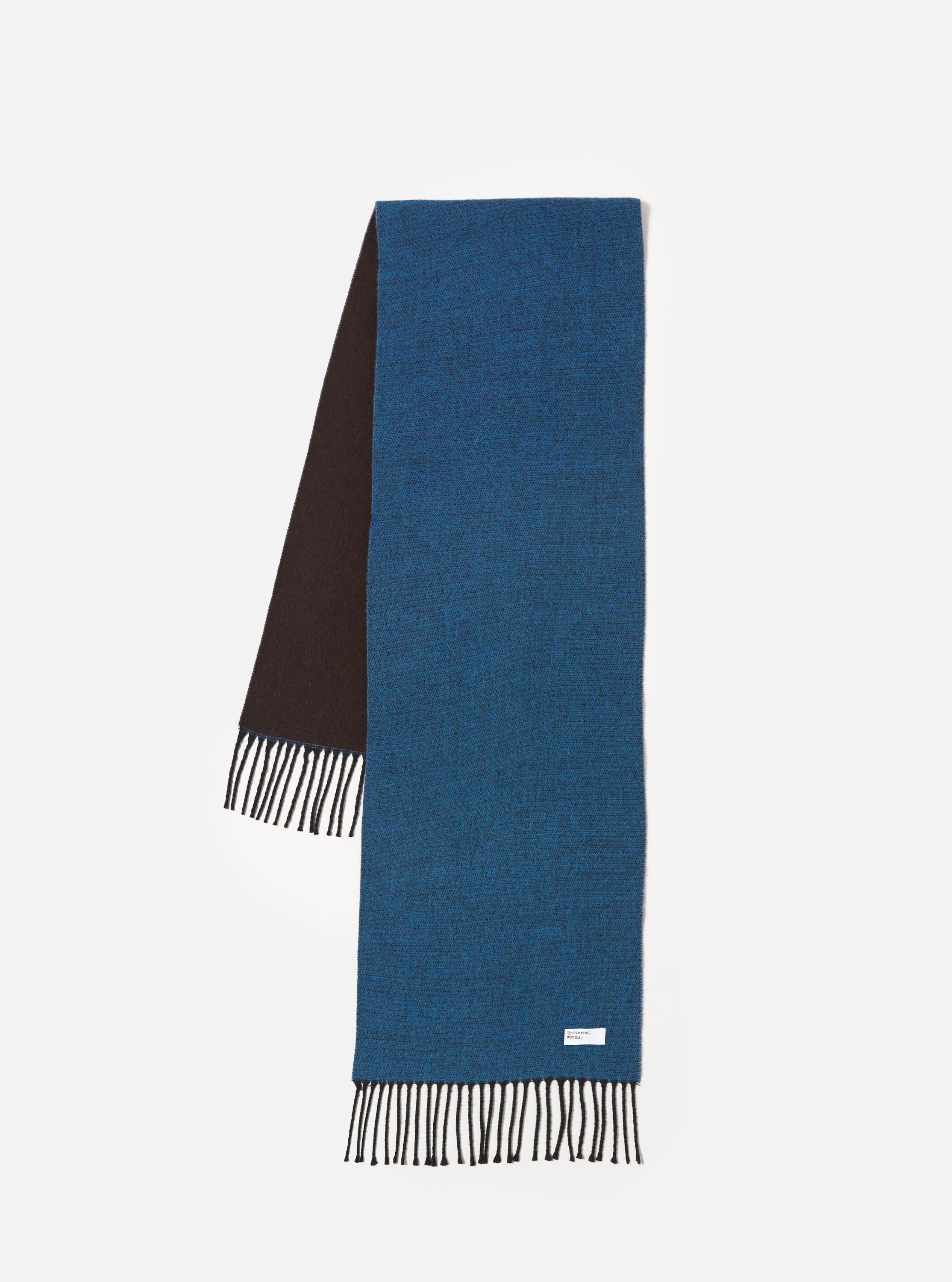Men's Light Blue/Brown Double Sided Scarf – Universal Works