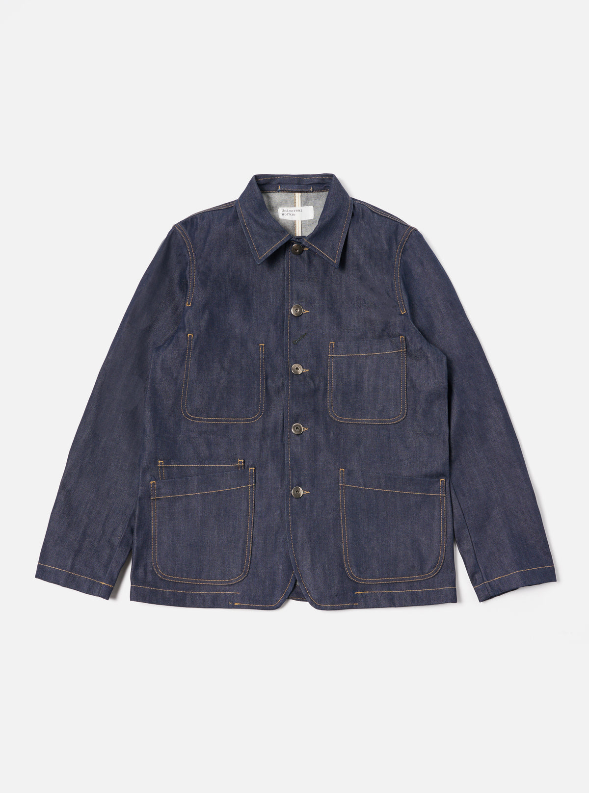 Indigo 13oz Selvedge Denim Bakers Jacket