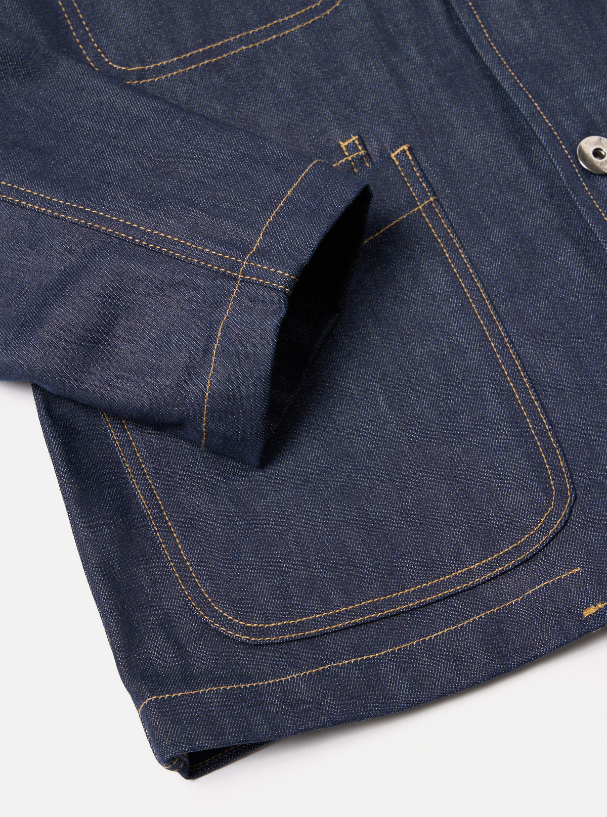 Indigo 13oz Selvedge Denim Bakers Jacket