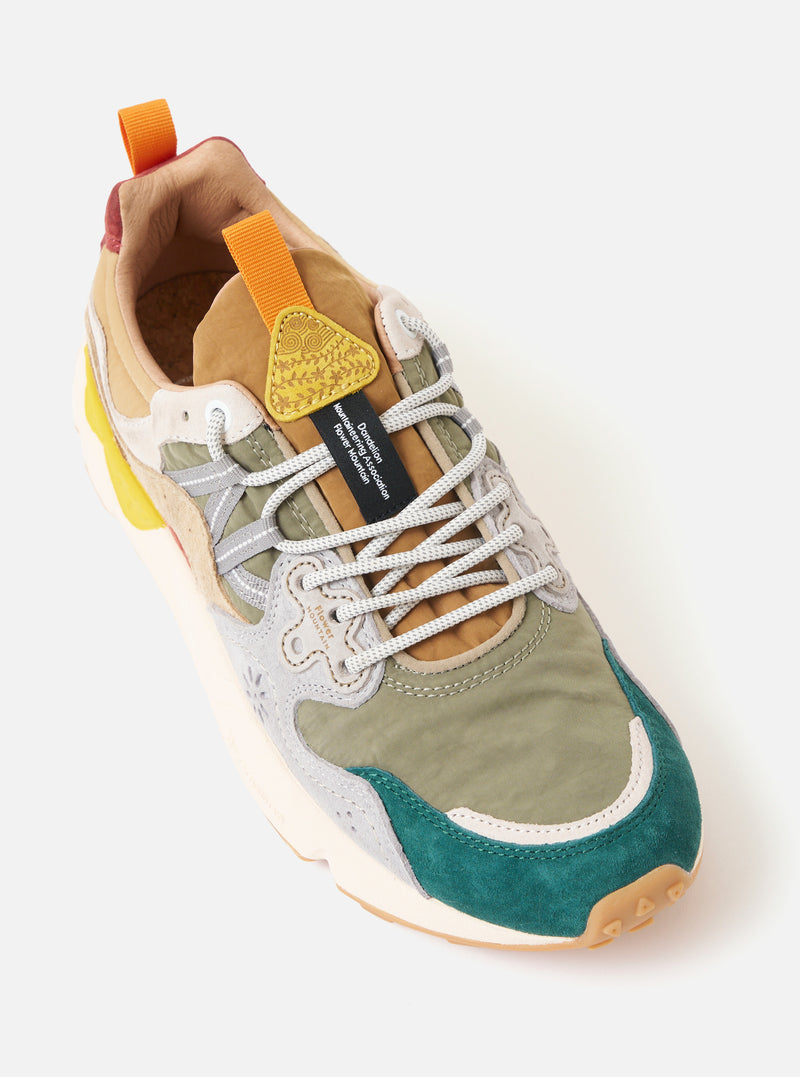 Dark Petrol/Light Grey/Mud Suede/Nylon Flower Mountain Yamano 3 Man