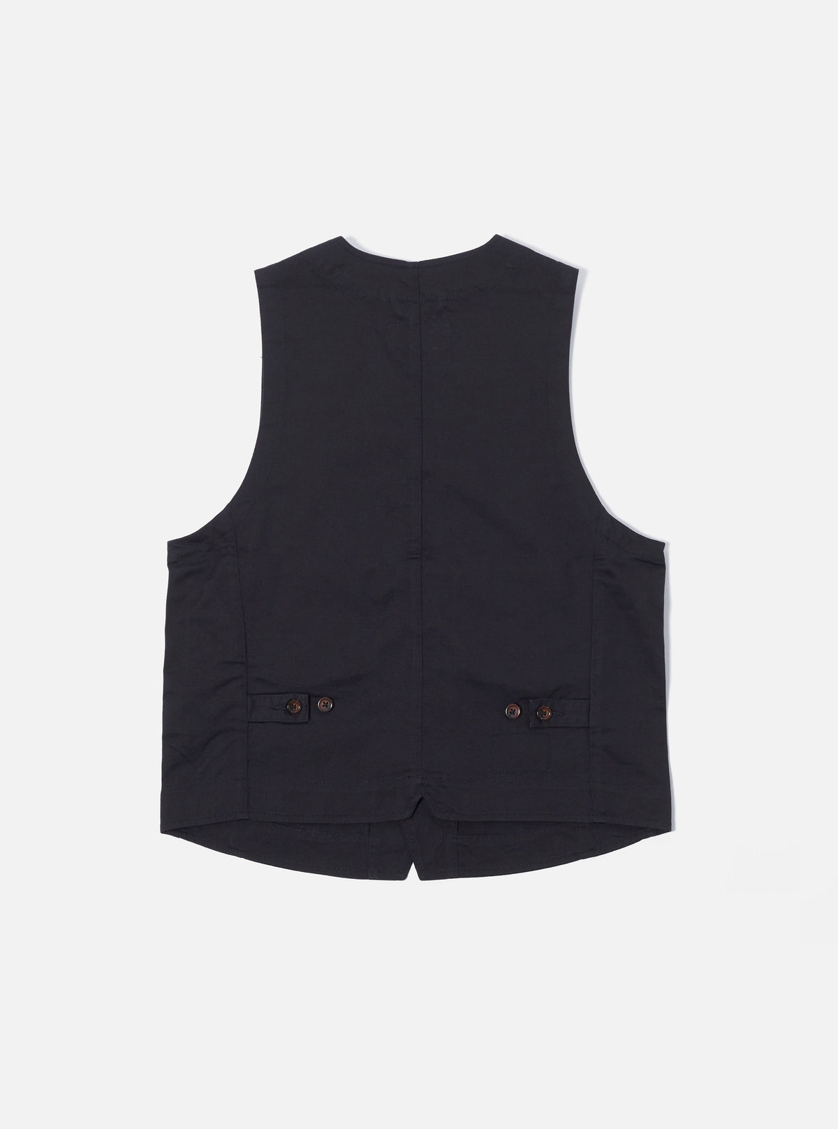 Black Twill Field Waistcoat