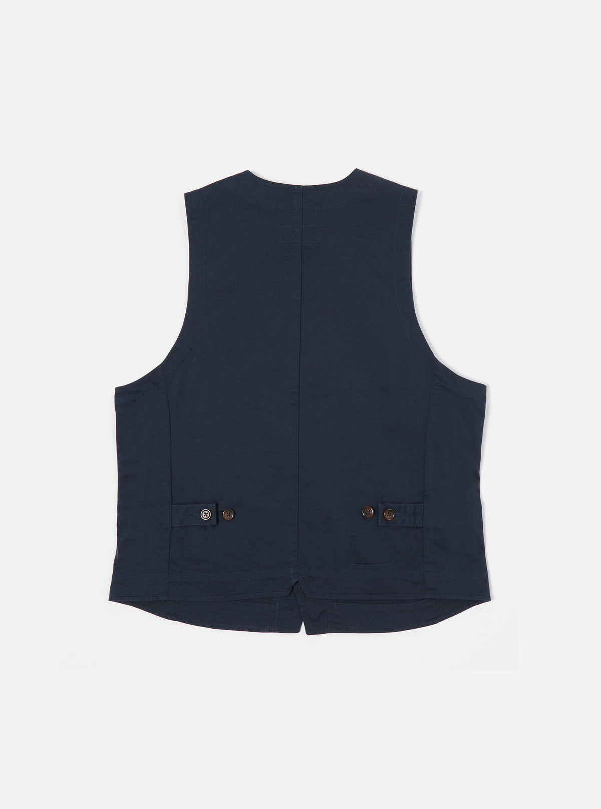Navy Twill Field Waistcoat