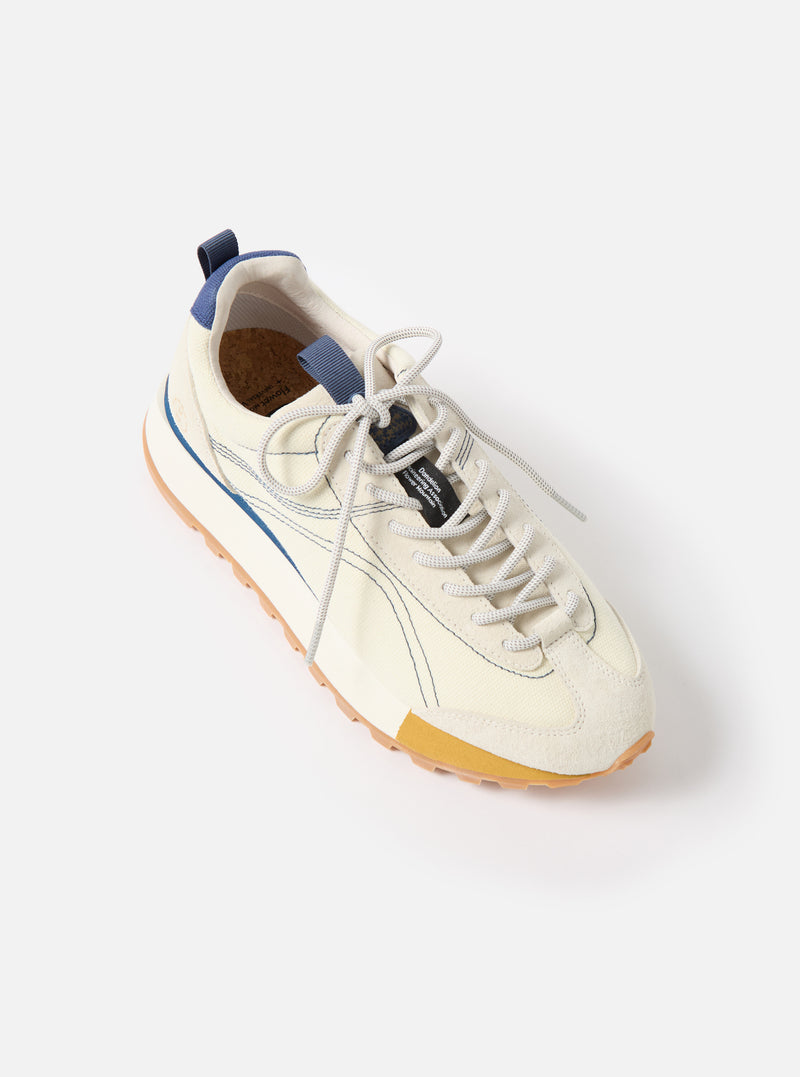 Flower Mountain x Universal Works Ecru/Light Brown Suede/Cotton Canvas Asuka