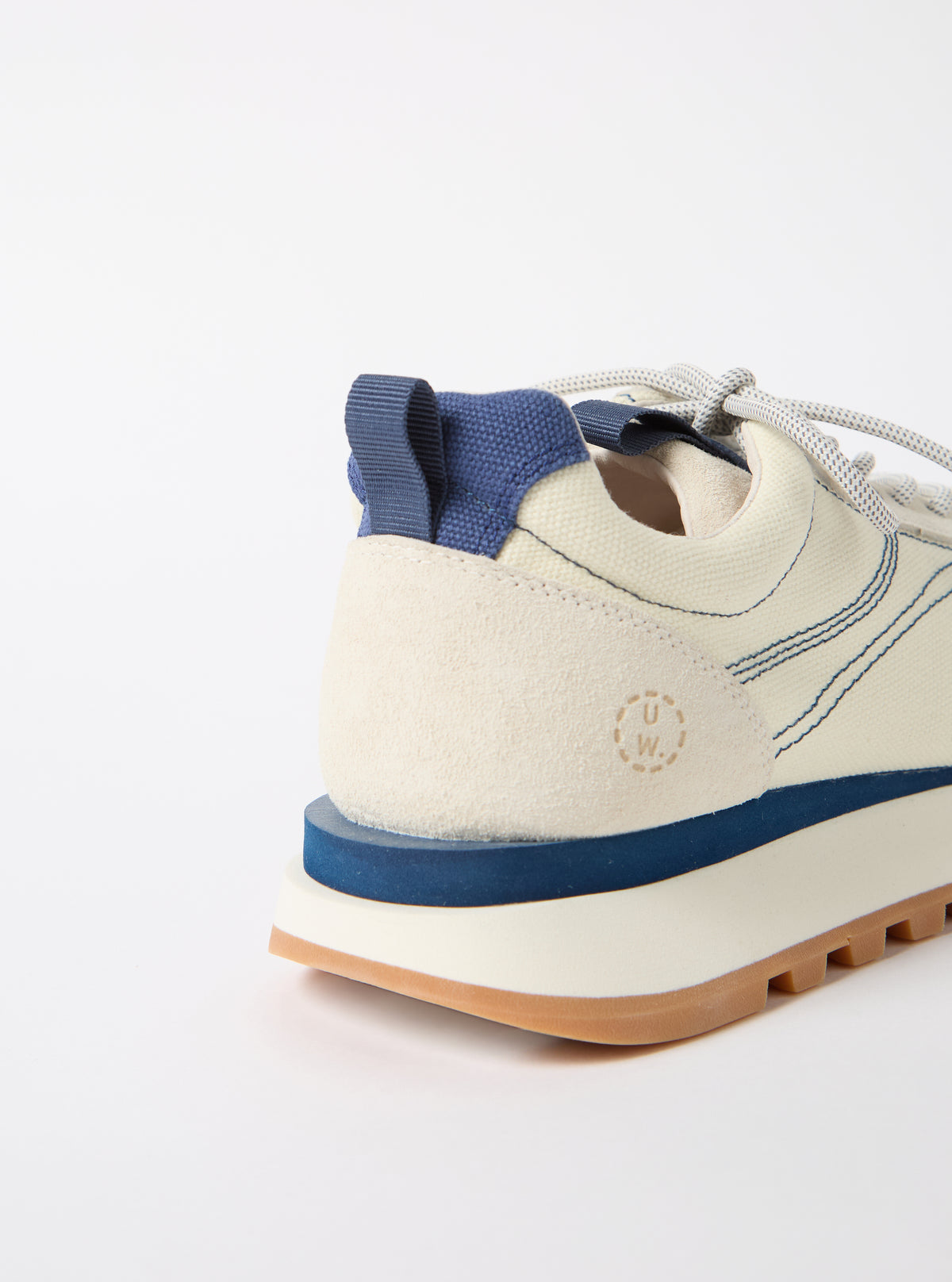Flower Mountain x Universal Works Ecru/Light Brown Suede/Cotton Canvas Asuka