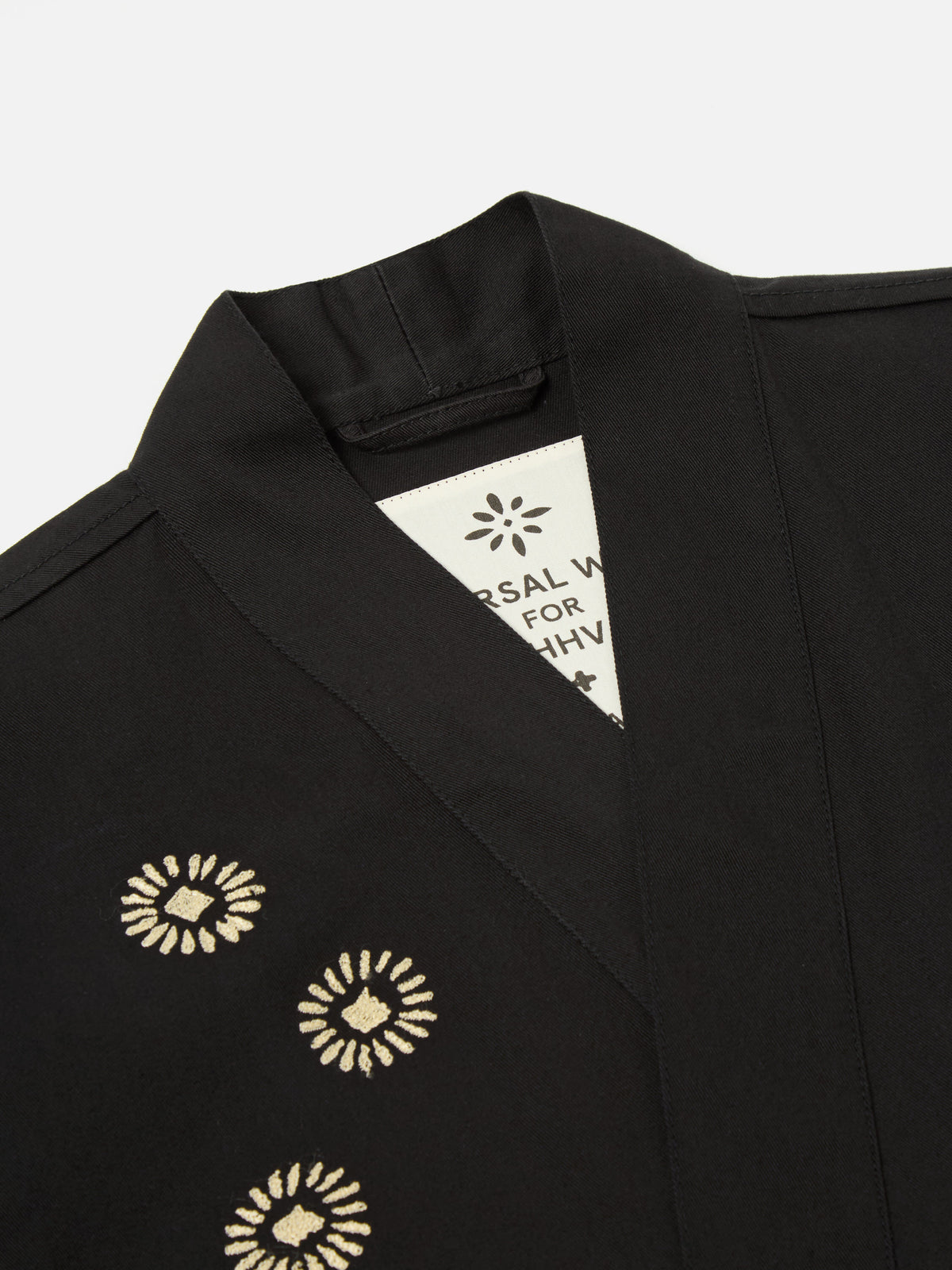 HHV x Universal Works Black Twill Kyoto Work Jacket