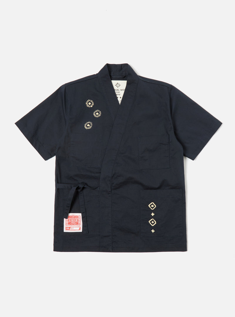 HHV x Universal Works Navy Twill Kyoto Work Shirt