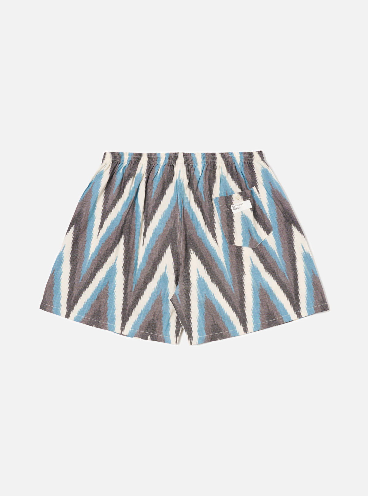 Ecru Ikat II Cotton Boxer Short