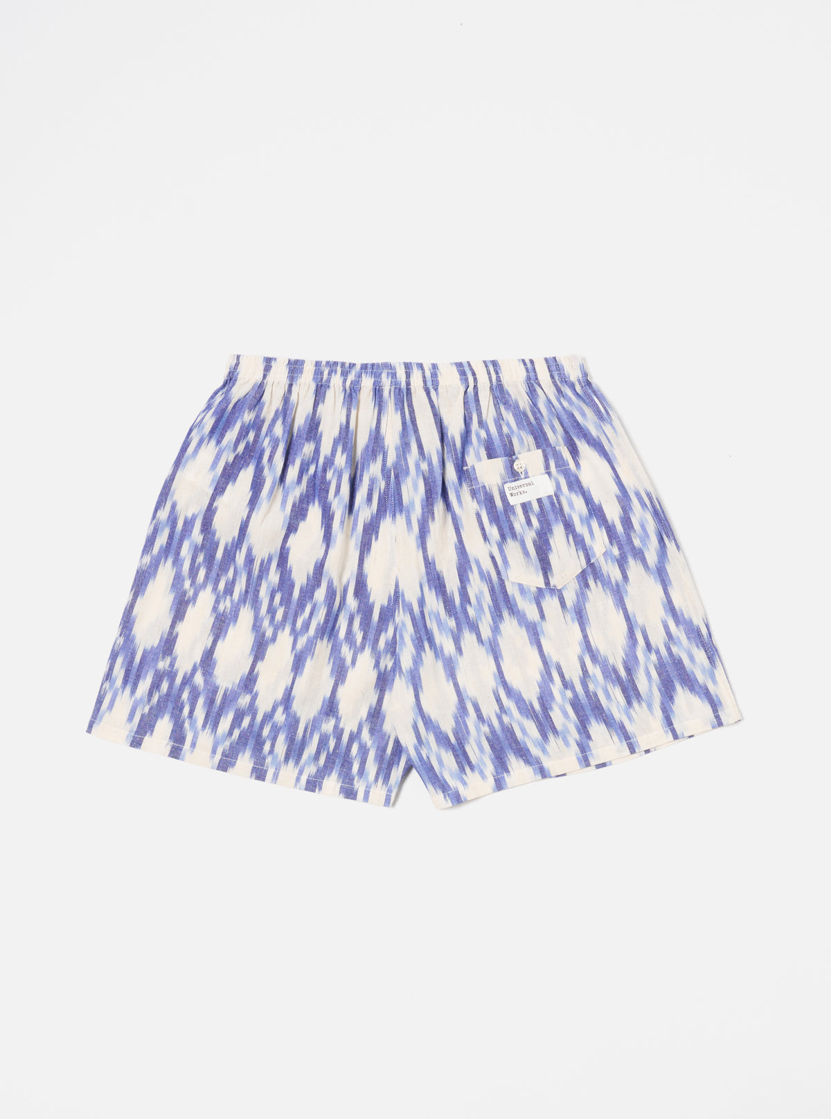 Ecru Ikat I Cotton Boxer Short