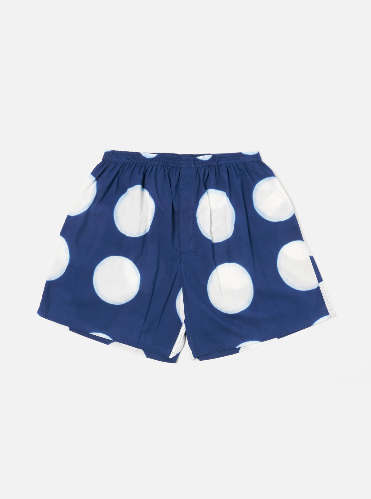 Indigo Big Dot Print Boxer Short