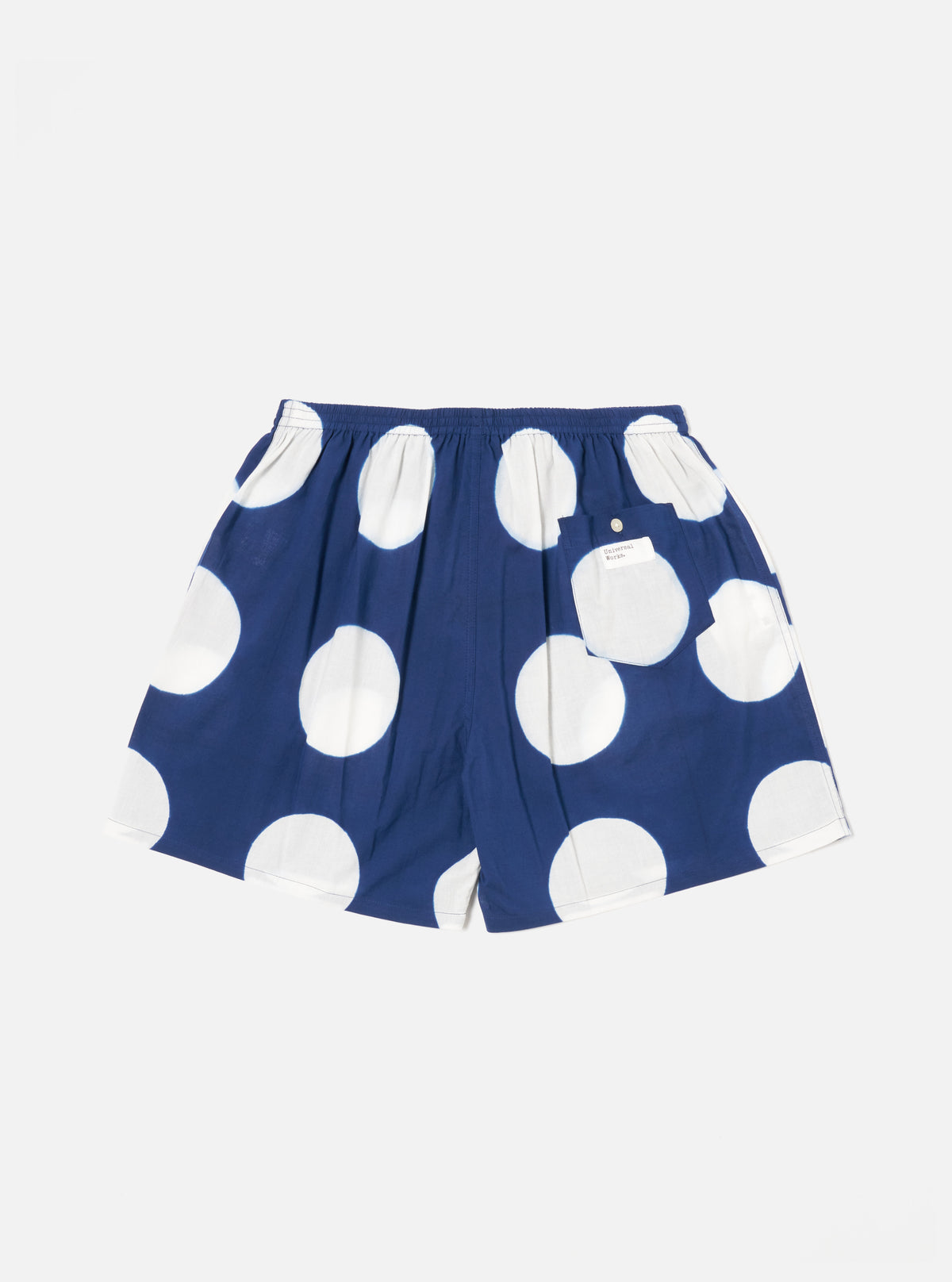 Indigo Big Dot Print Boxer Short