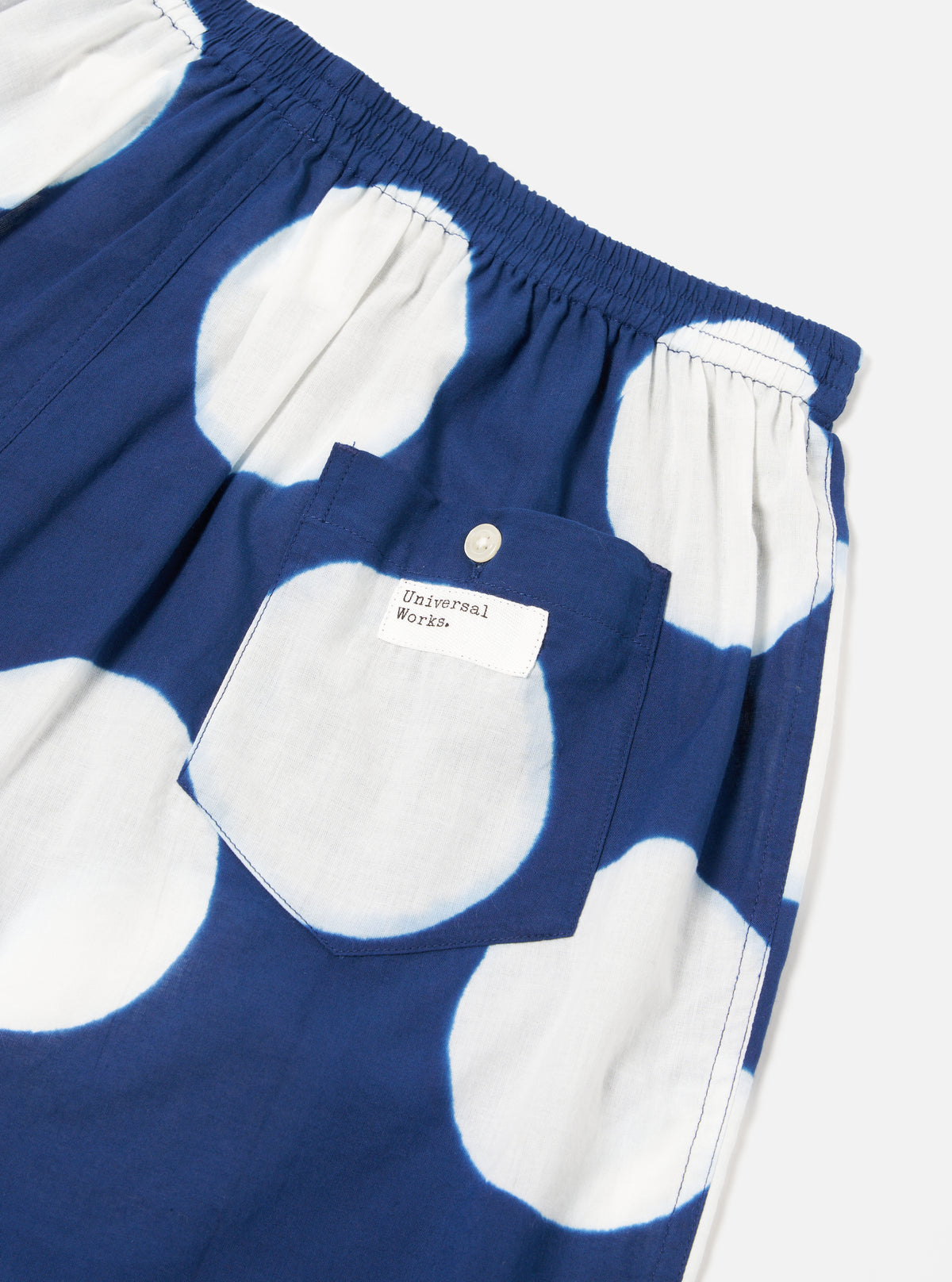 Indigo Big Dot Print Boxer Short