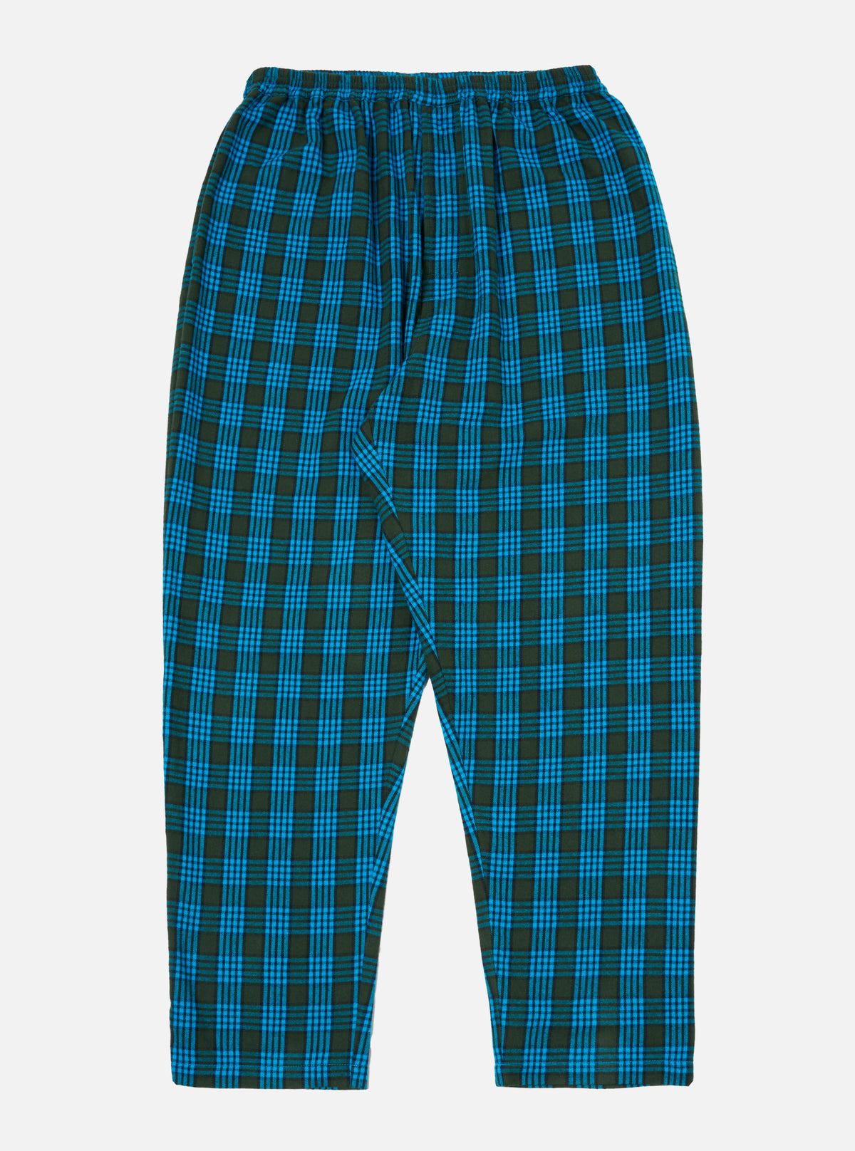 Blue Brushed Check Pyjama Pant