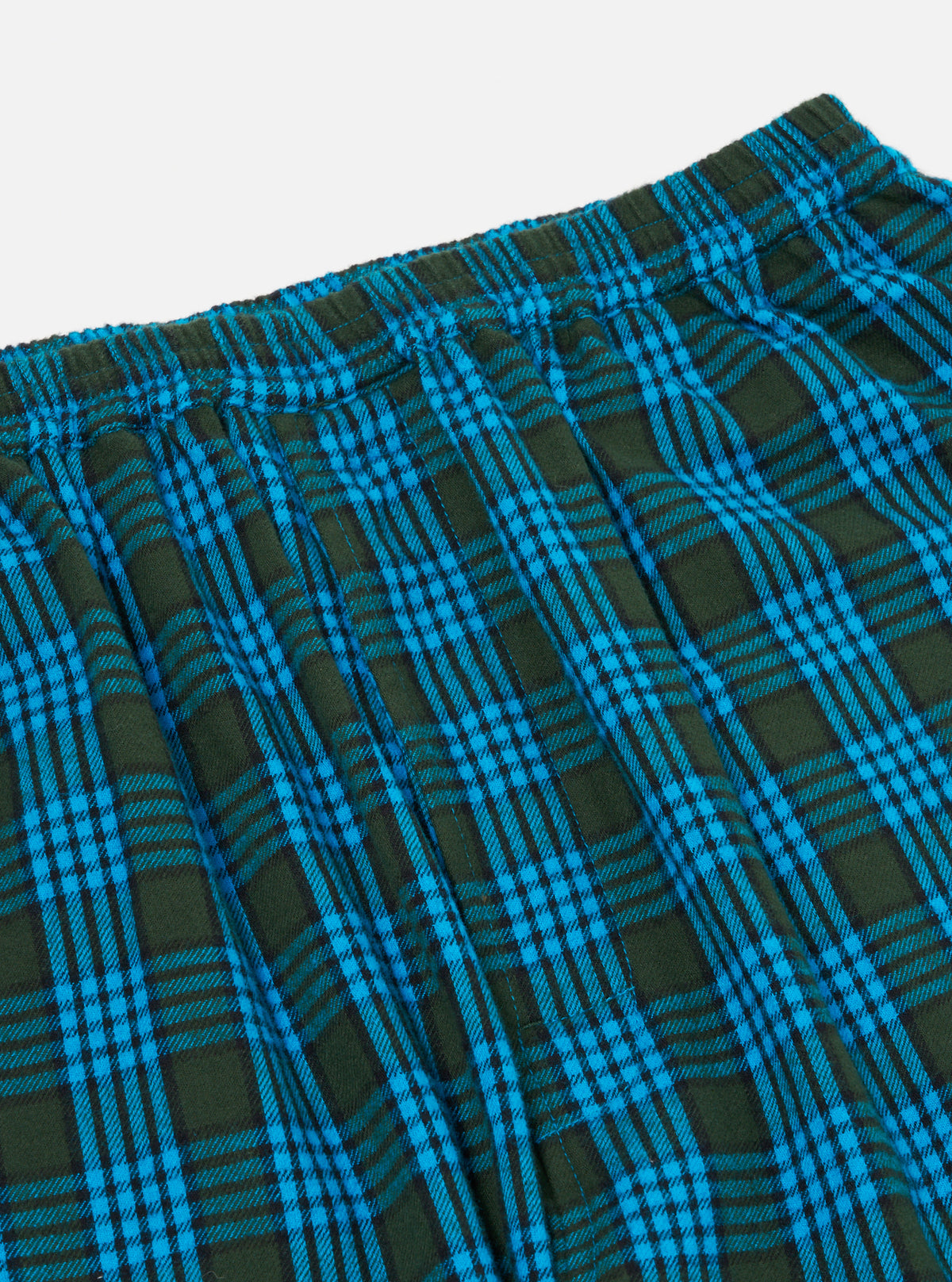 Blue Brushed Check Pyjama Pant