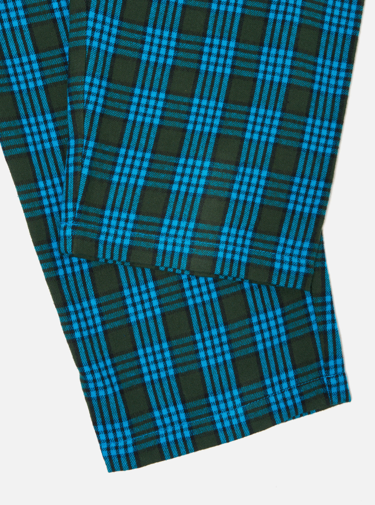 Blue Brushed Check Pyjama Pant
