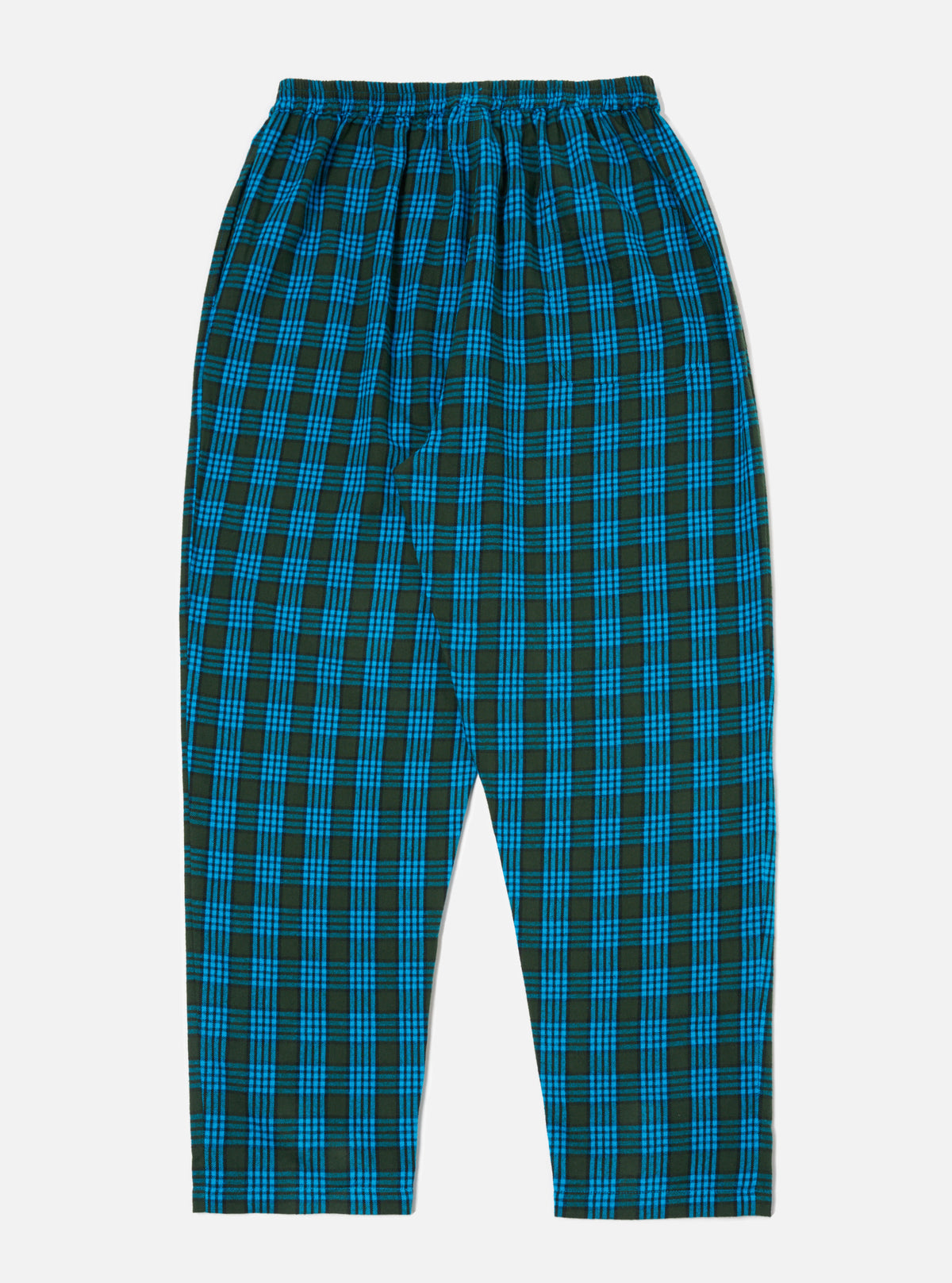 Blue Brushed Check Pyjama Pant