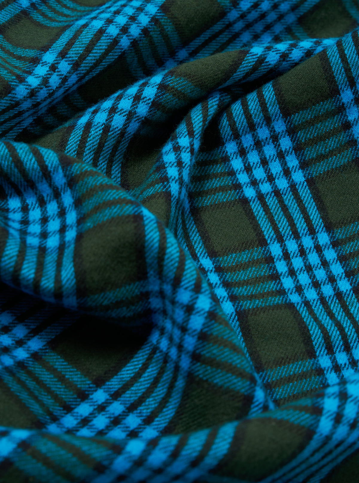 Blue Brushed Check Pyjama Pant