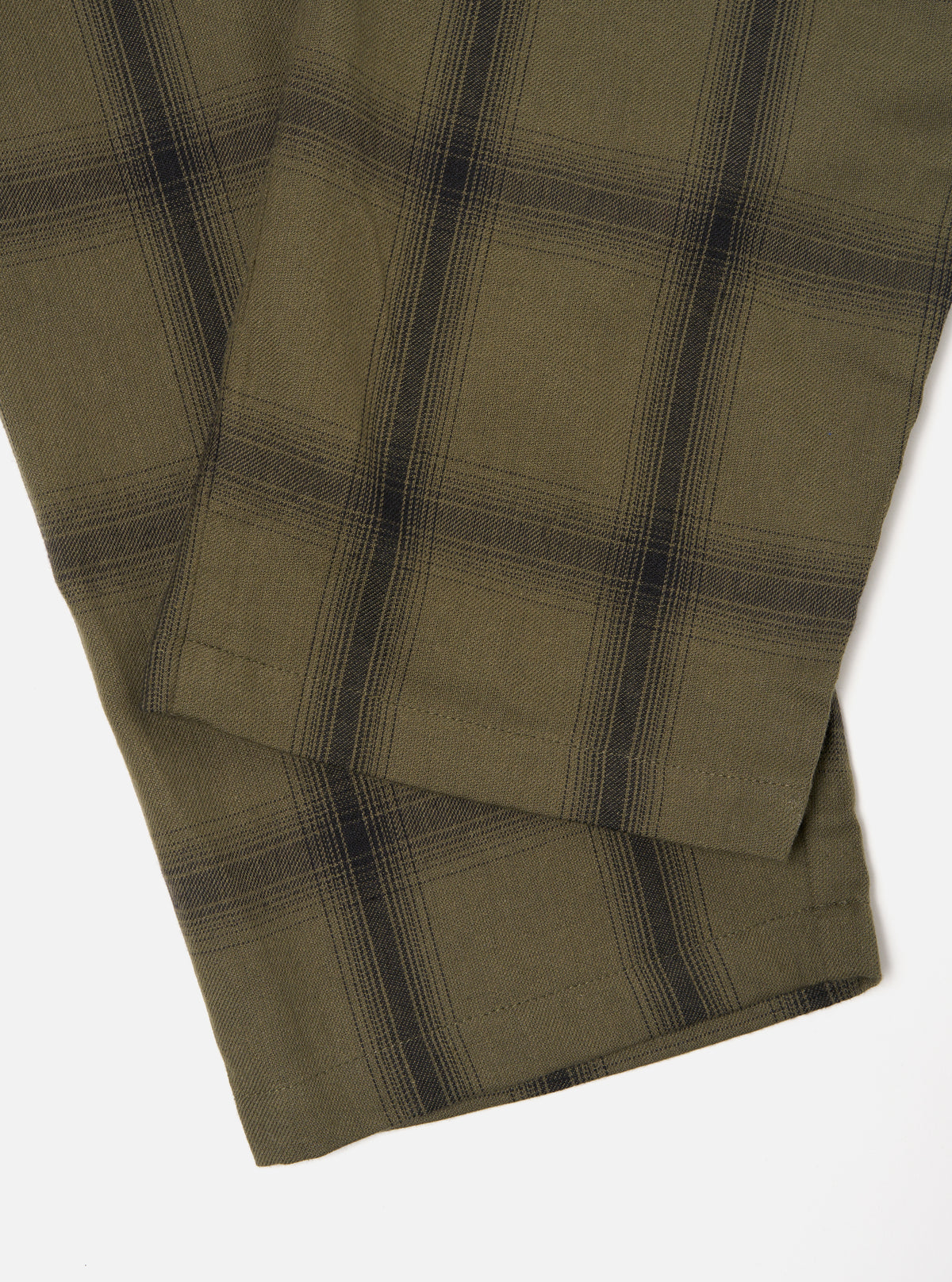 Olive Shadow Check Pyjama Pant