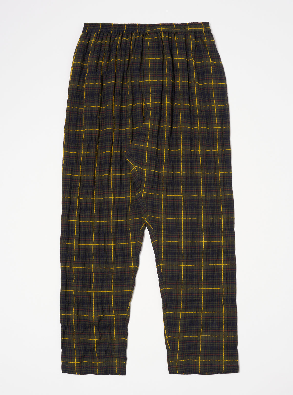Olive JP Herringbone Check Pyjama Pant