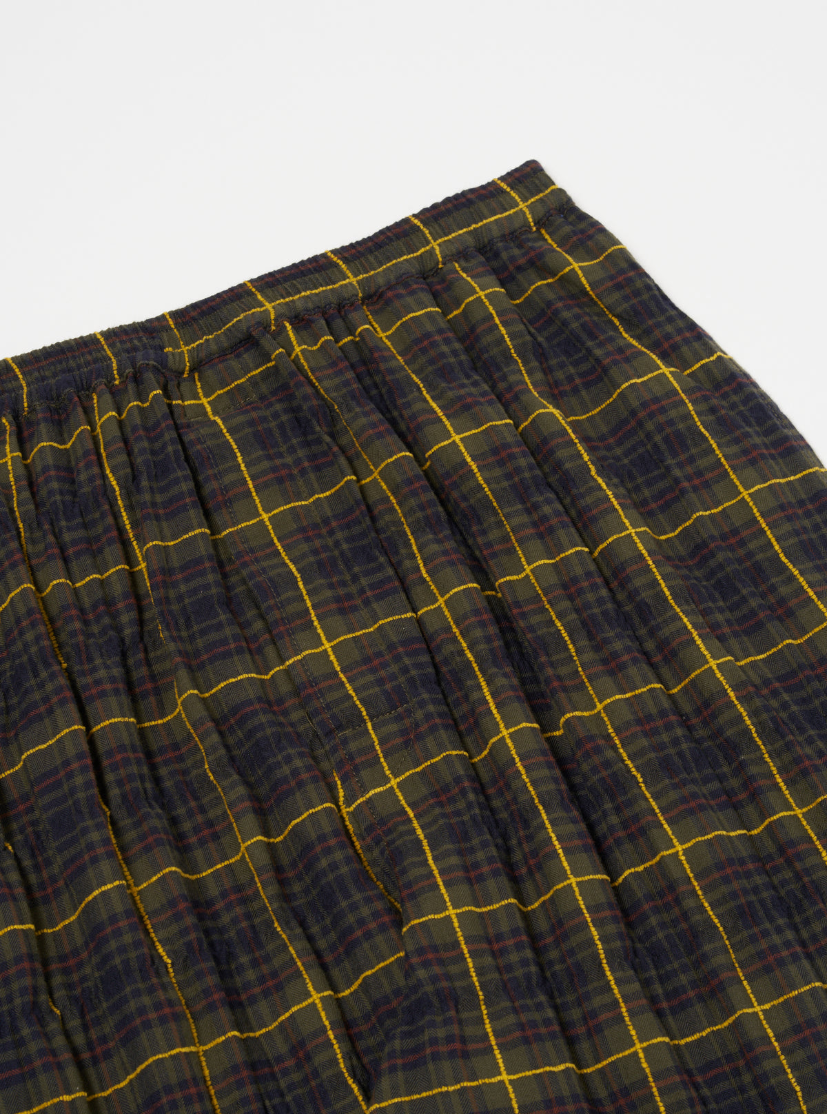 Olive JP Herringbone Check Pyjama Pant