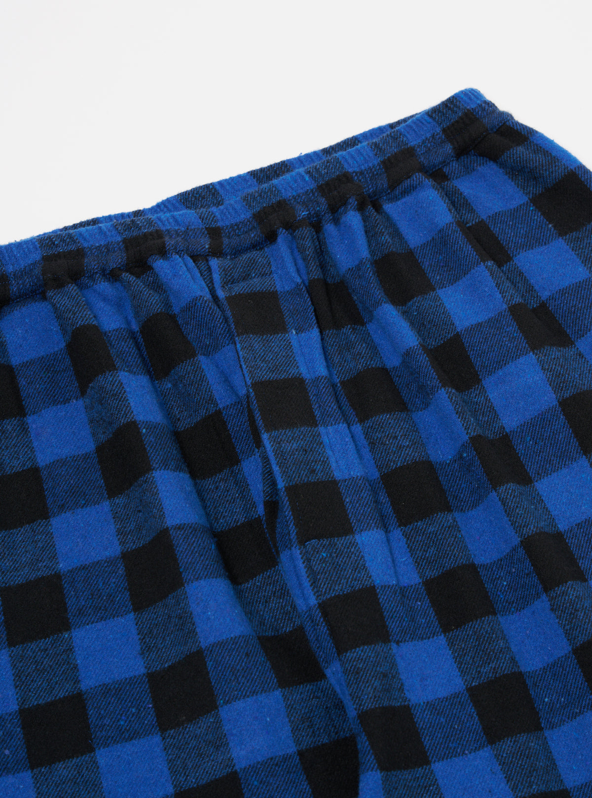 Blue Brushed Bold Gingham Pyjama Pant