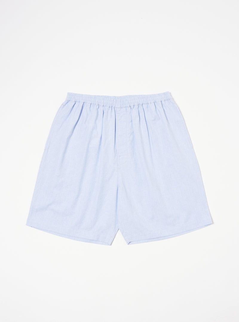 Ice Blue Recycled Cotton Pyjama Short