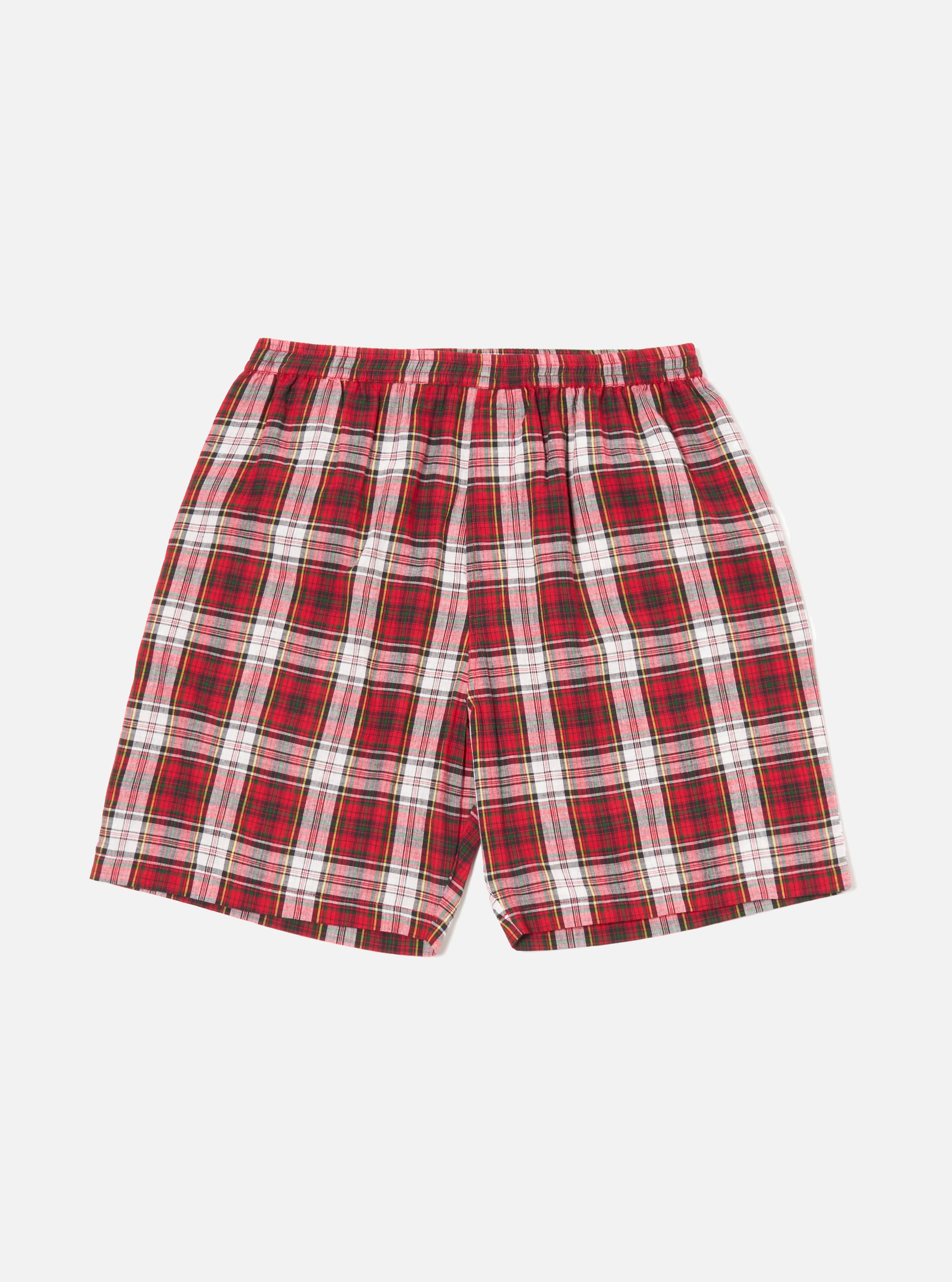 Red Madras Check Short Pyjama Set