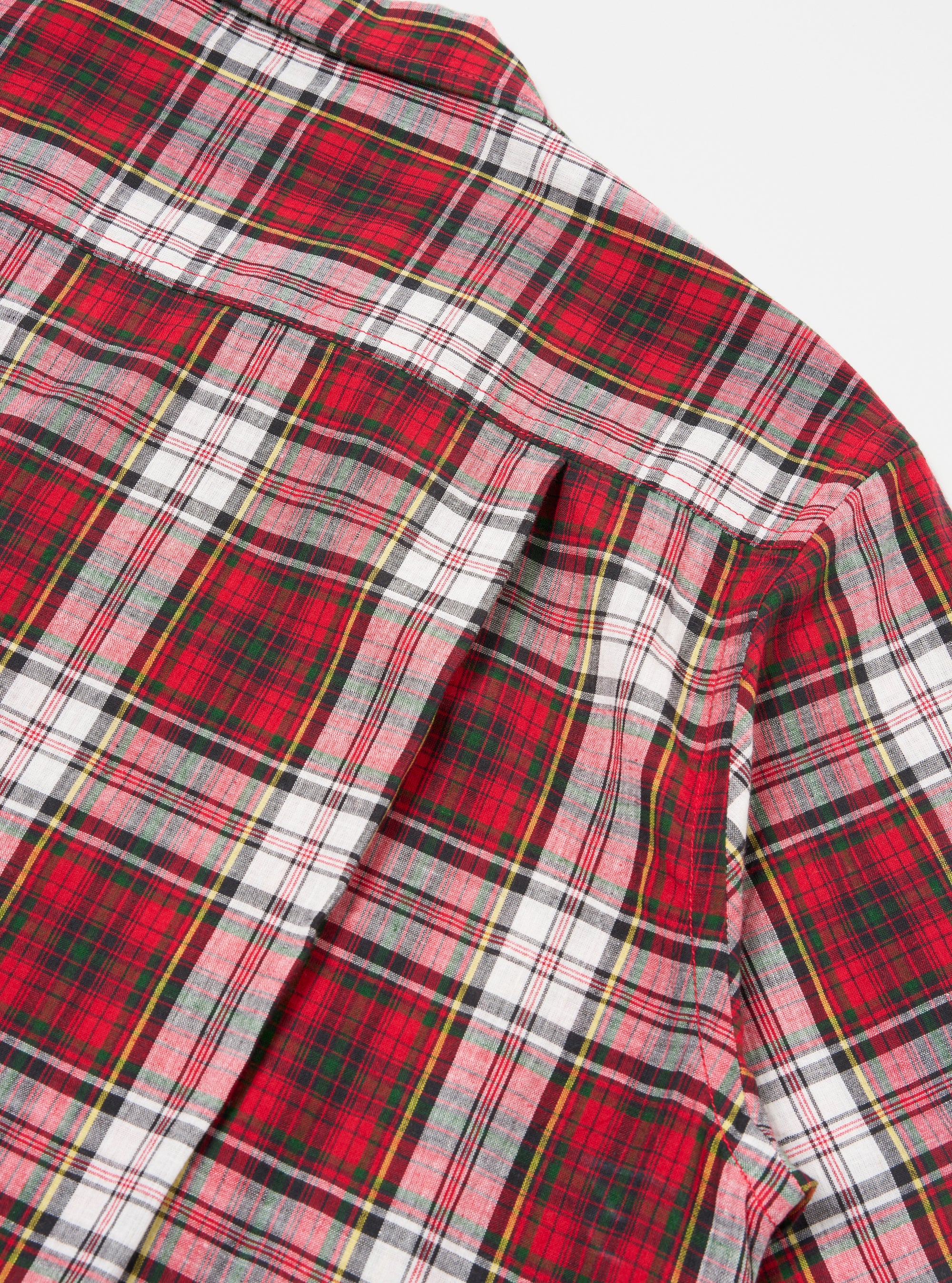 Red Madras Check Short Pyjama Set