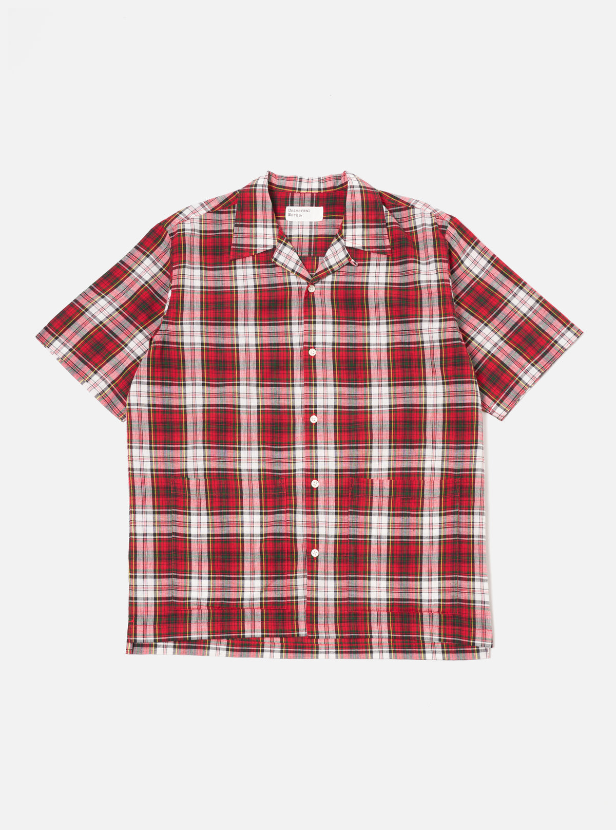 Red Madras Check Short Pyjama Set