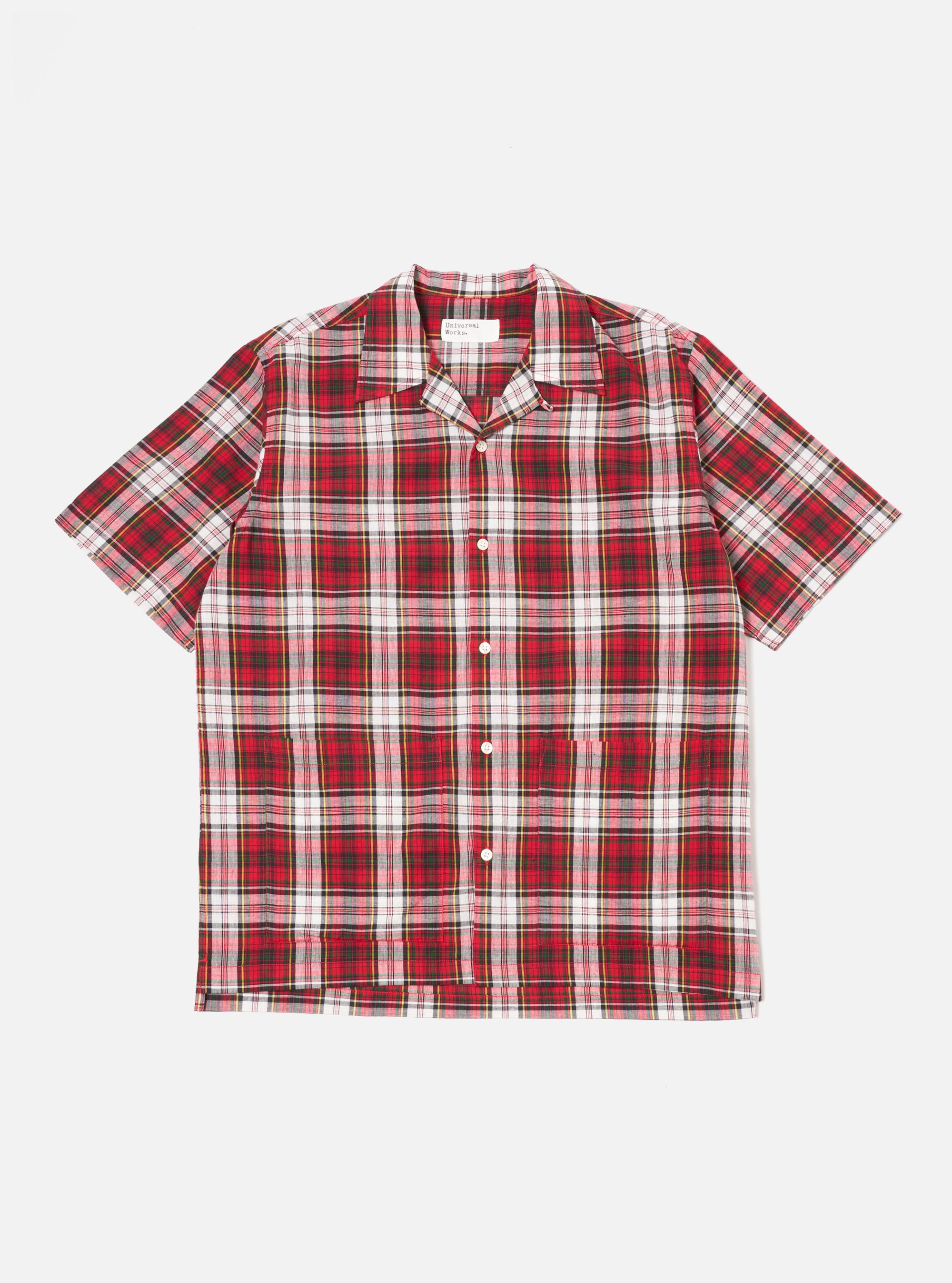 Red Madras Check Short Pyjama Set