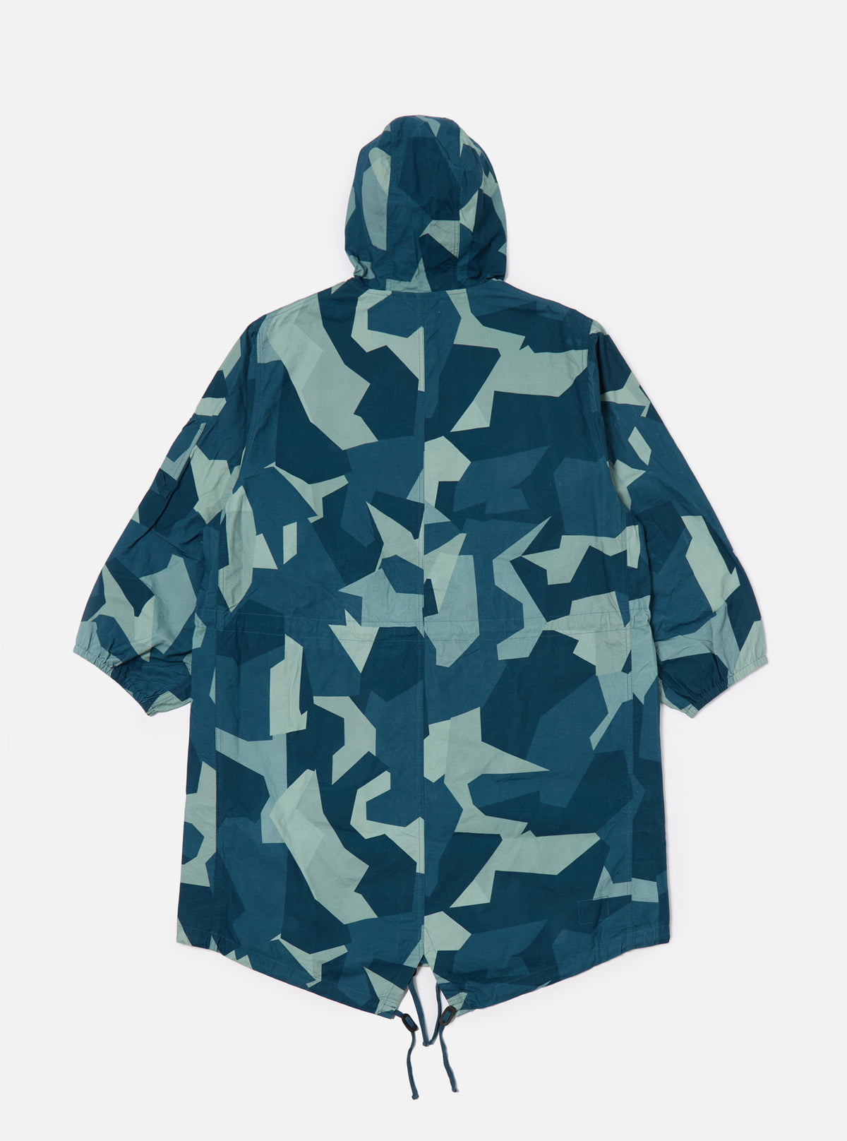 Blue Swedish Camo Beach Parka