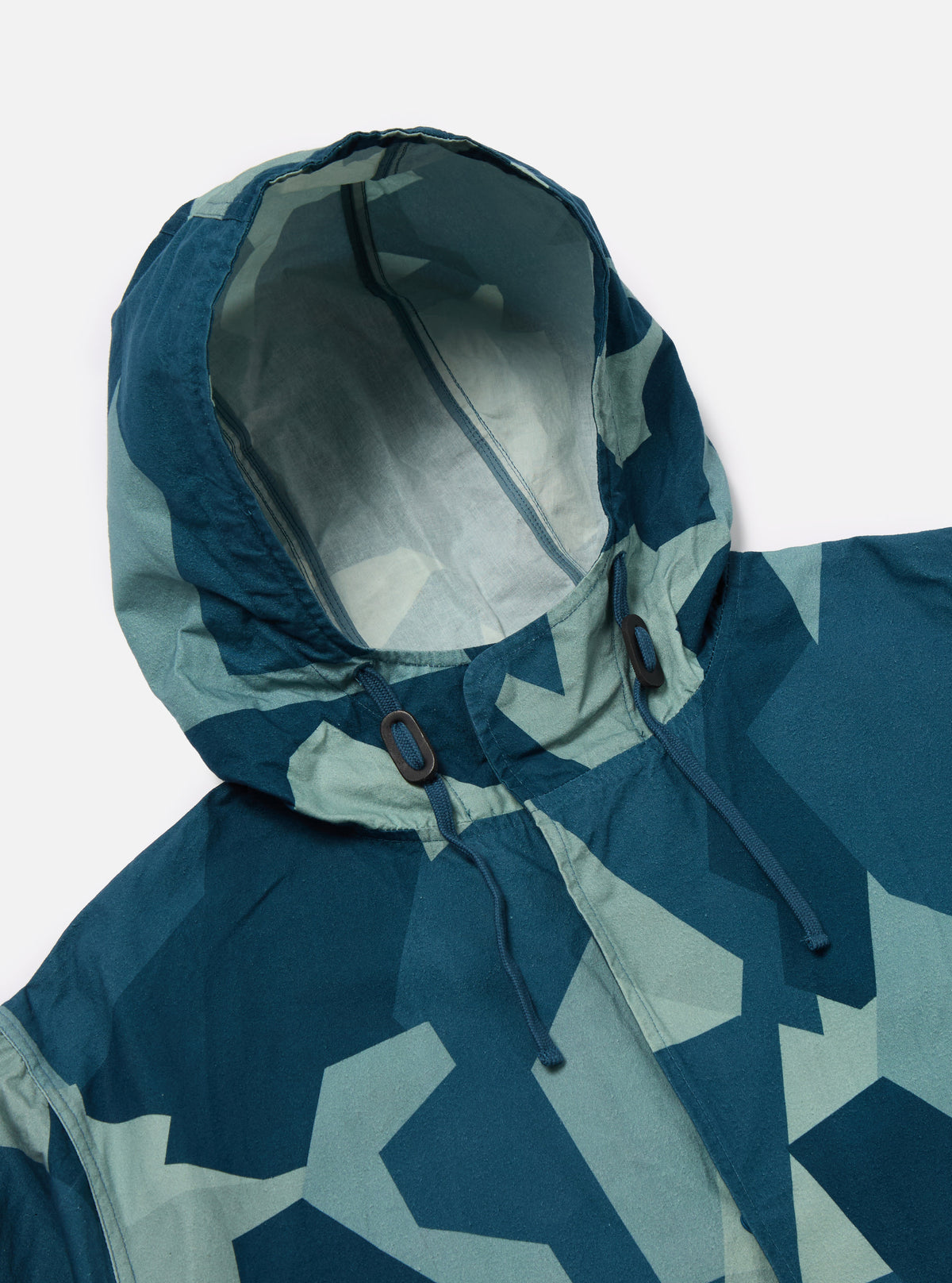 Blue Swedish Camo Beach Parka