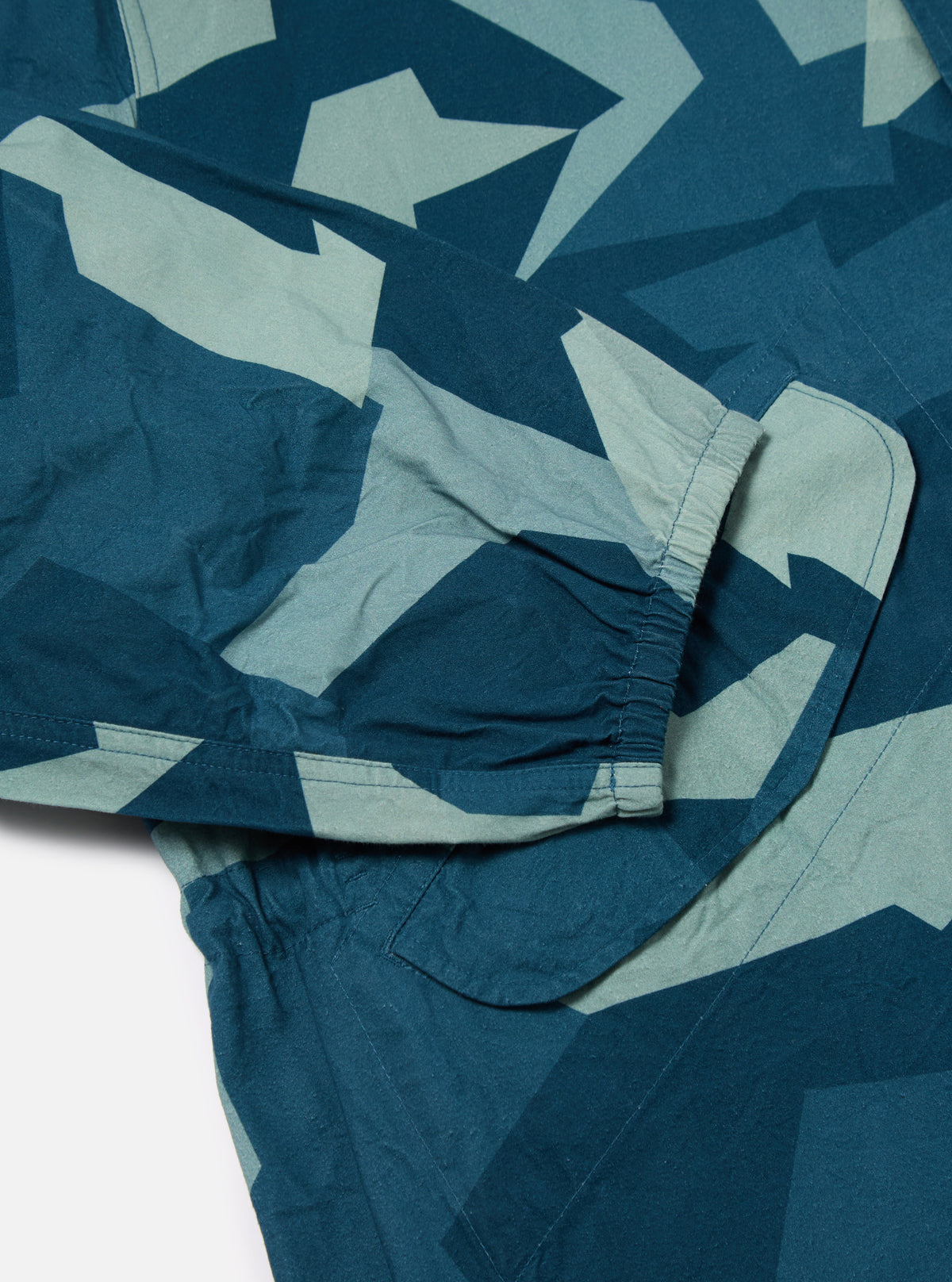 Blue Swedish Camo Beach Parka